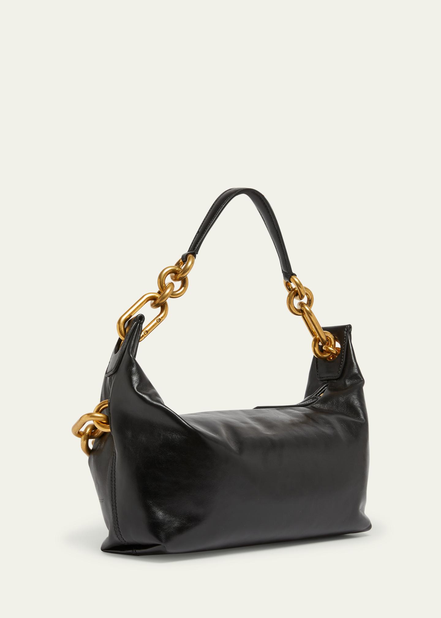 Balmain Sync Medium Chain Shoulder Bag in Calfskin - Bergdorf Goodman