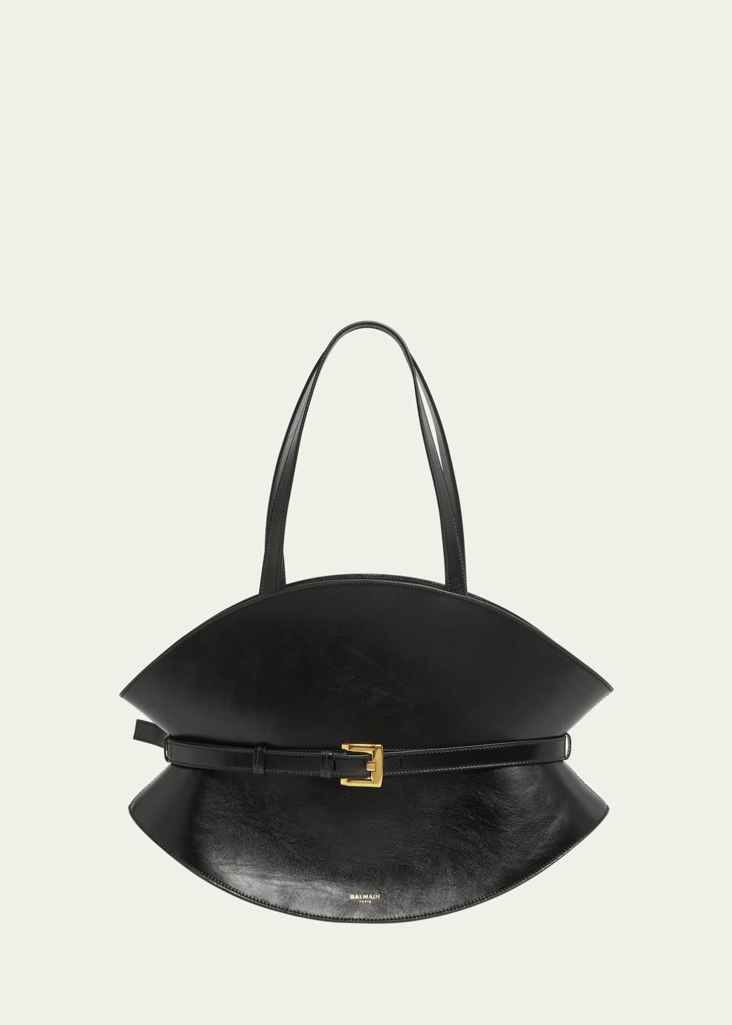 Balmain Shuffle Medium Belt Shoulder Bag in Calfskin Image 1 of 6