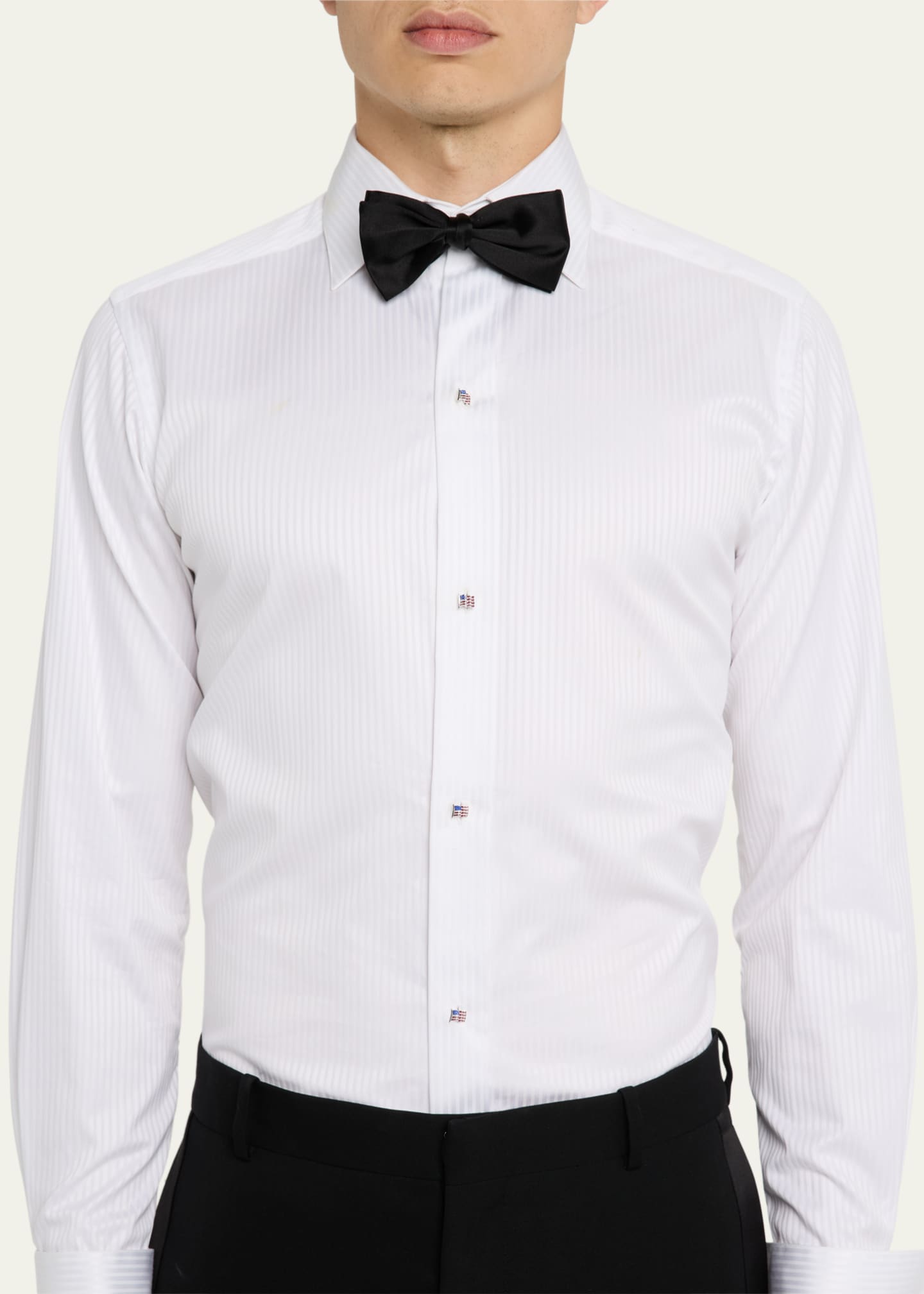 Jan Leslie Men's American Flag Tuxedo Studs Image 2 of 4