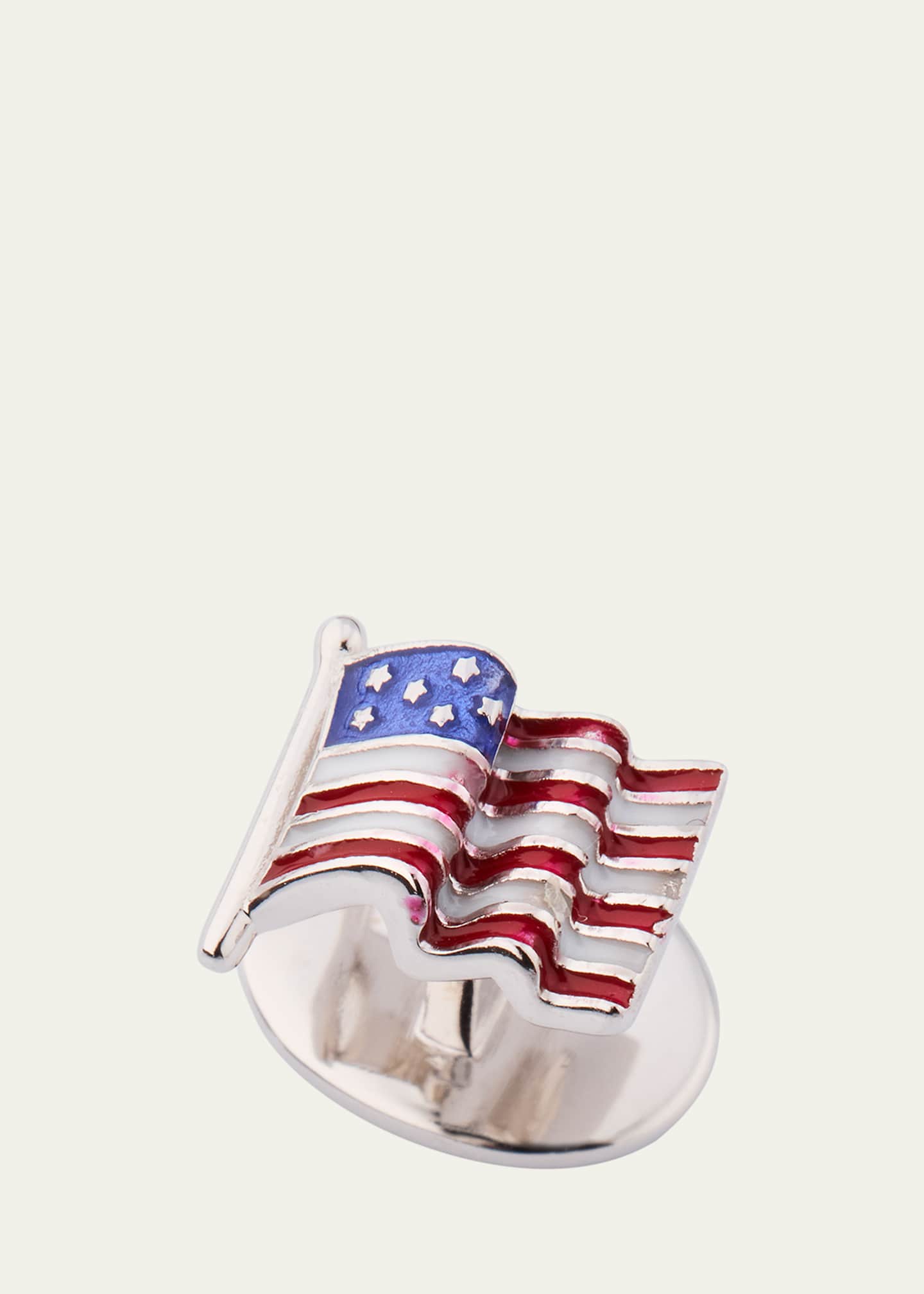 Jan Leslie Men's American Flag Tuxedo Studs Image 3 of 4