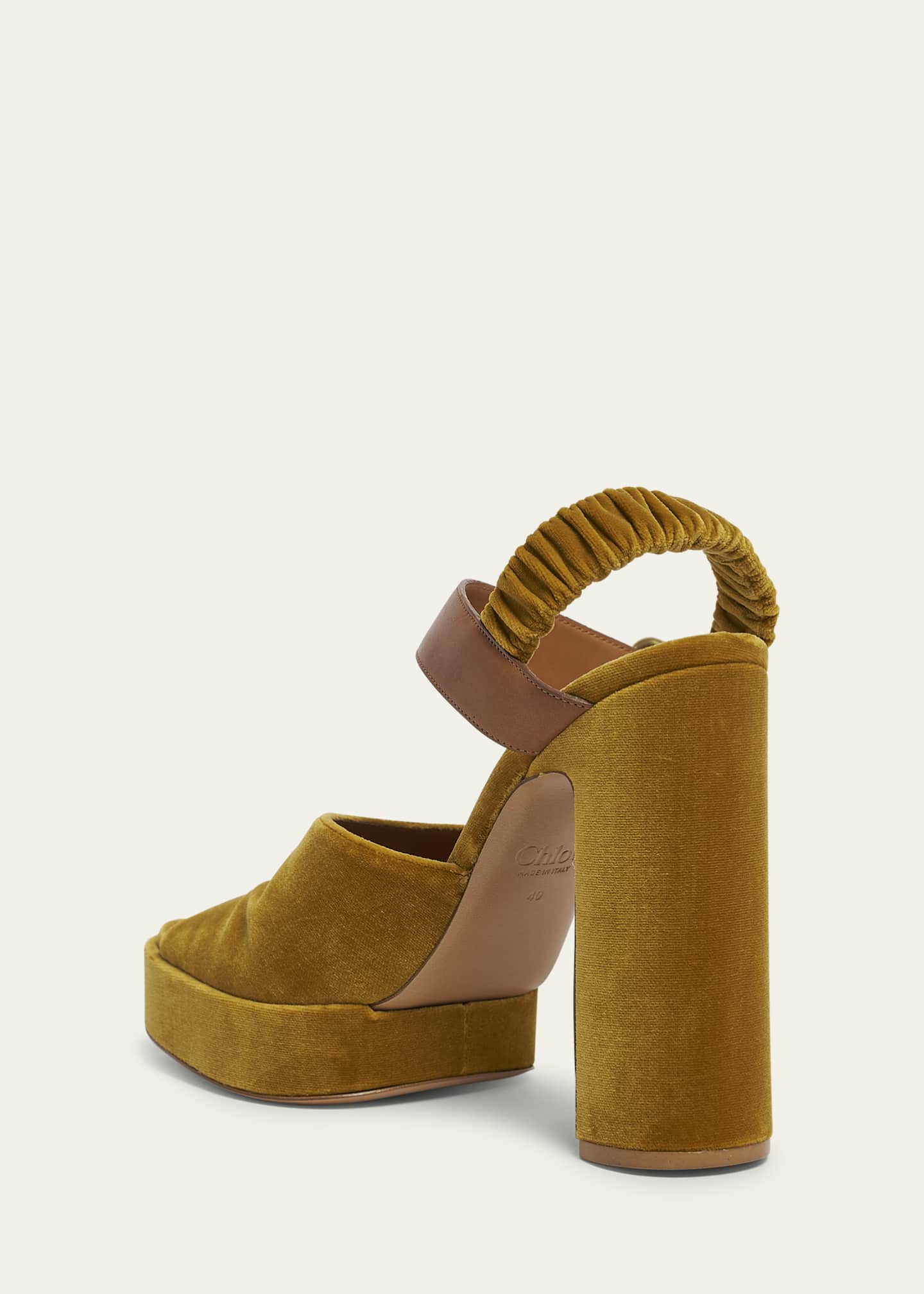 Chloe Aria Ankle-Strap Platform Sandals Image 4 of 6