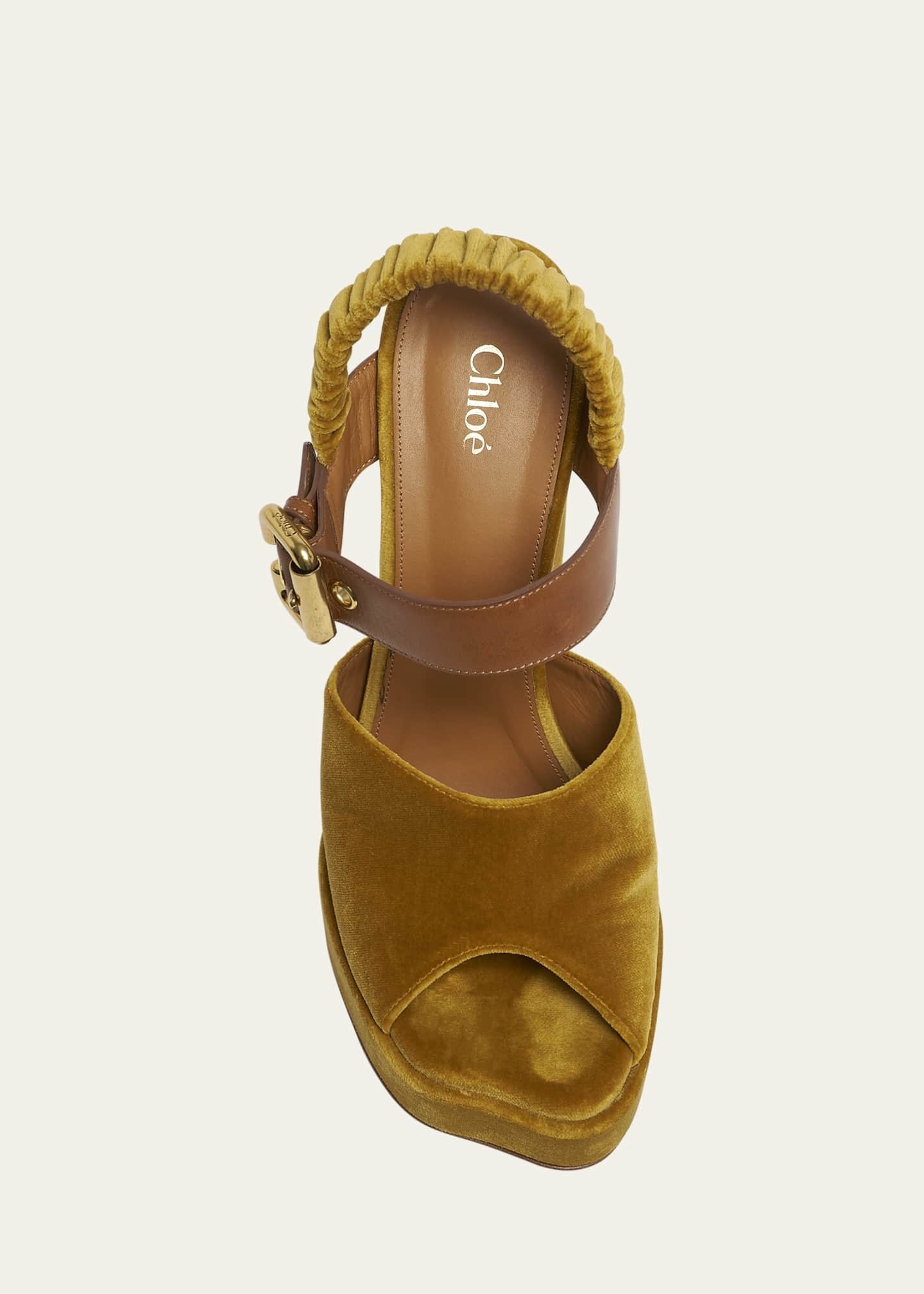 Chloe Aria Ankle-Strap Platform Sandals Image 6 of 6