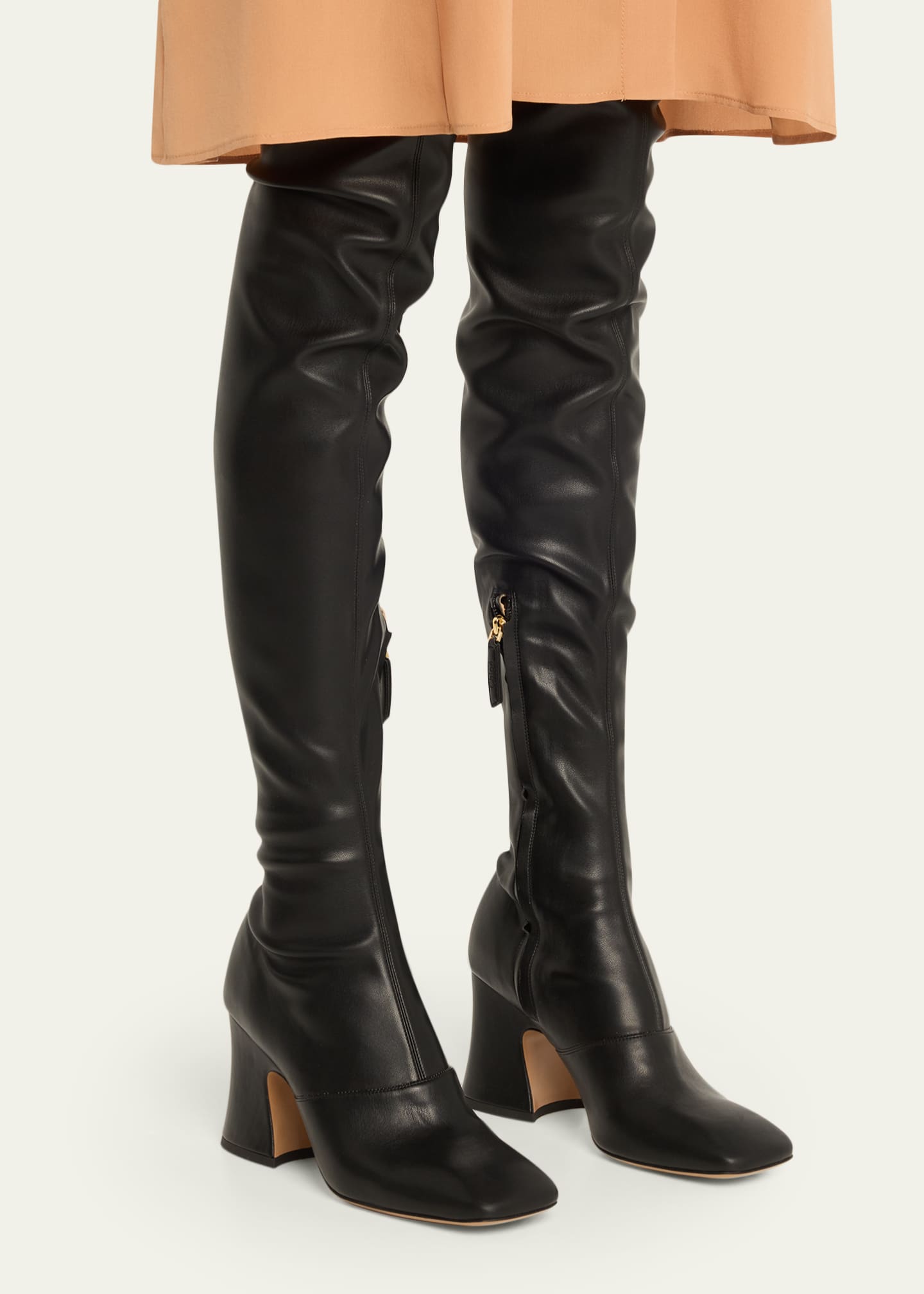 Chloe Janis Patent Leather Over-The-Knee Boots Image 2 of 6
