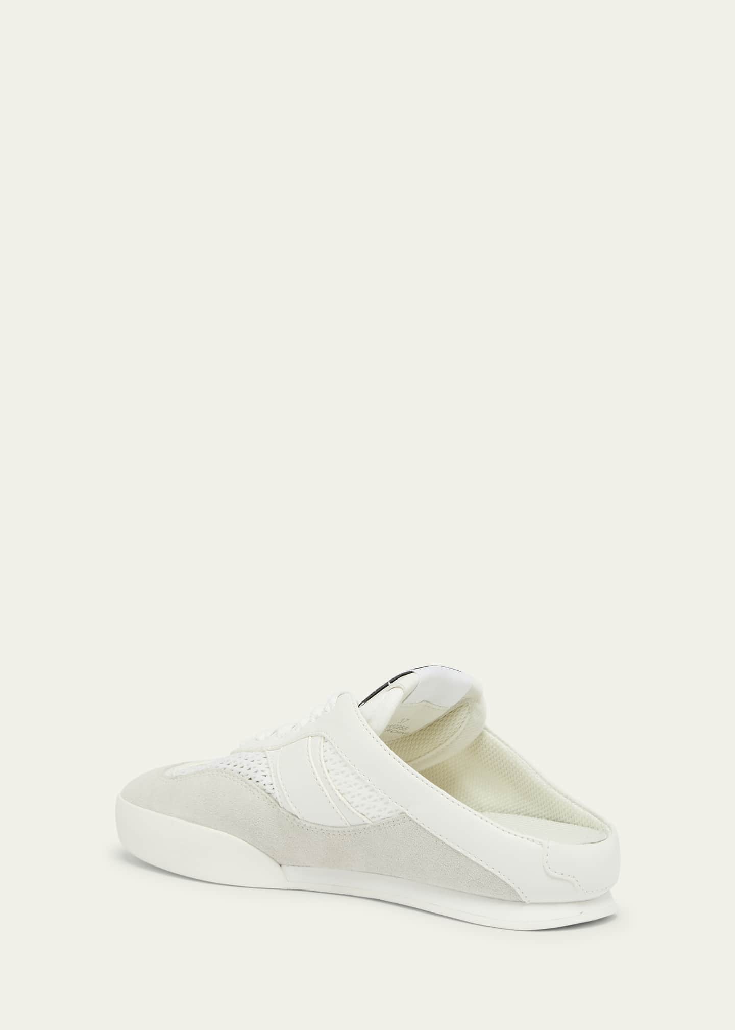 Chloe Kick Mesh and Leather Low-Top Mule Sneakers Image 3 of 5