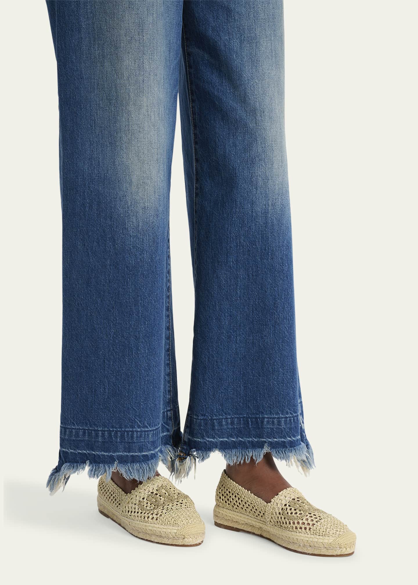 【Chloe】 Isla logo crochet espadrilles Isla logo crochet espadrilles in beige - Chloe | Mytheresa