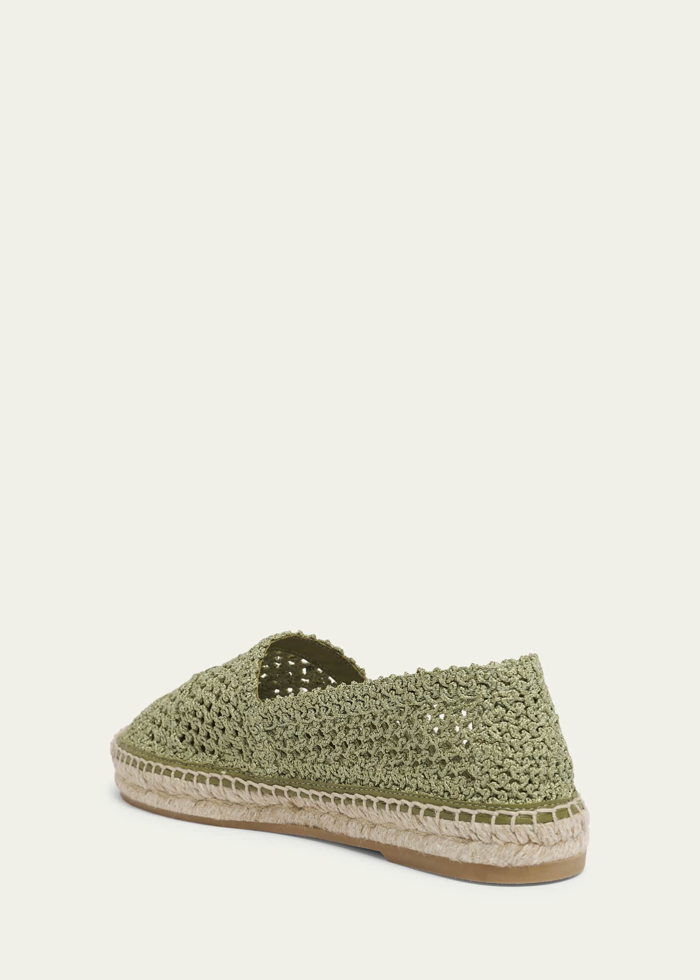 Chloe Isla Logo Crochet Knit Espadrilles Image 4 of 6