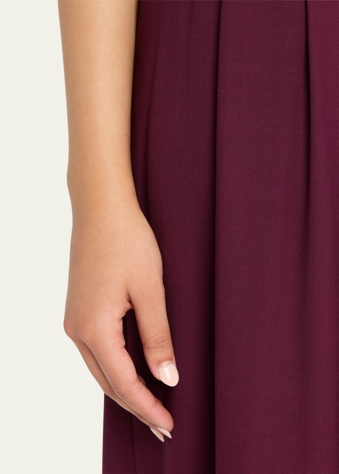Lafayette 148 New York Wyatt Pleated High-Rise Wide-Leg Pants Image 5 of 5