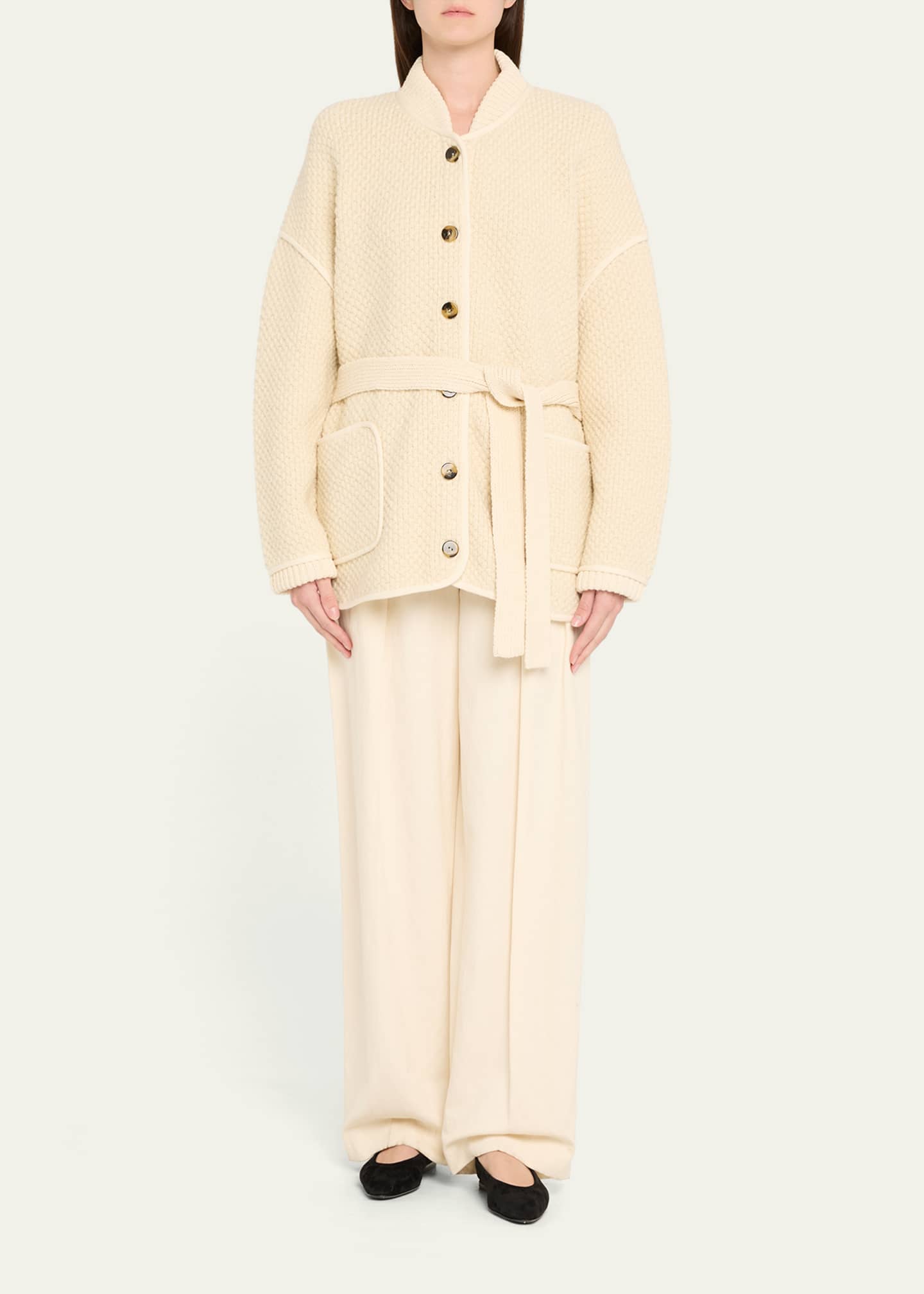 Altuzarra Gus Textured Knit Jacket Image 2 of 5