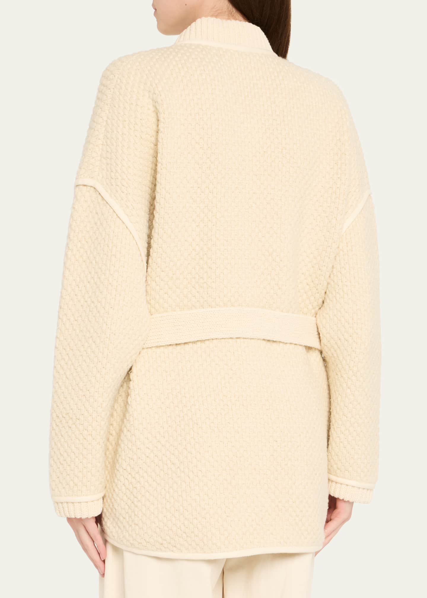 Altuzarra Gus Textured Knit Jacket Image 3 of 5