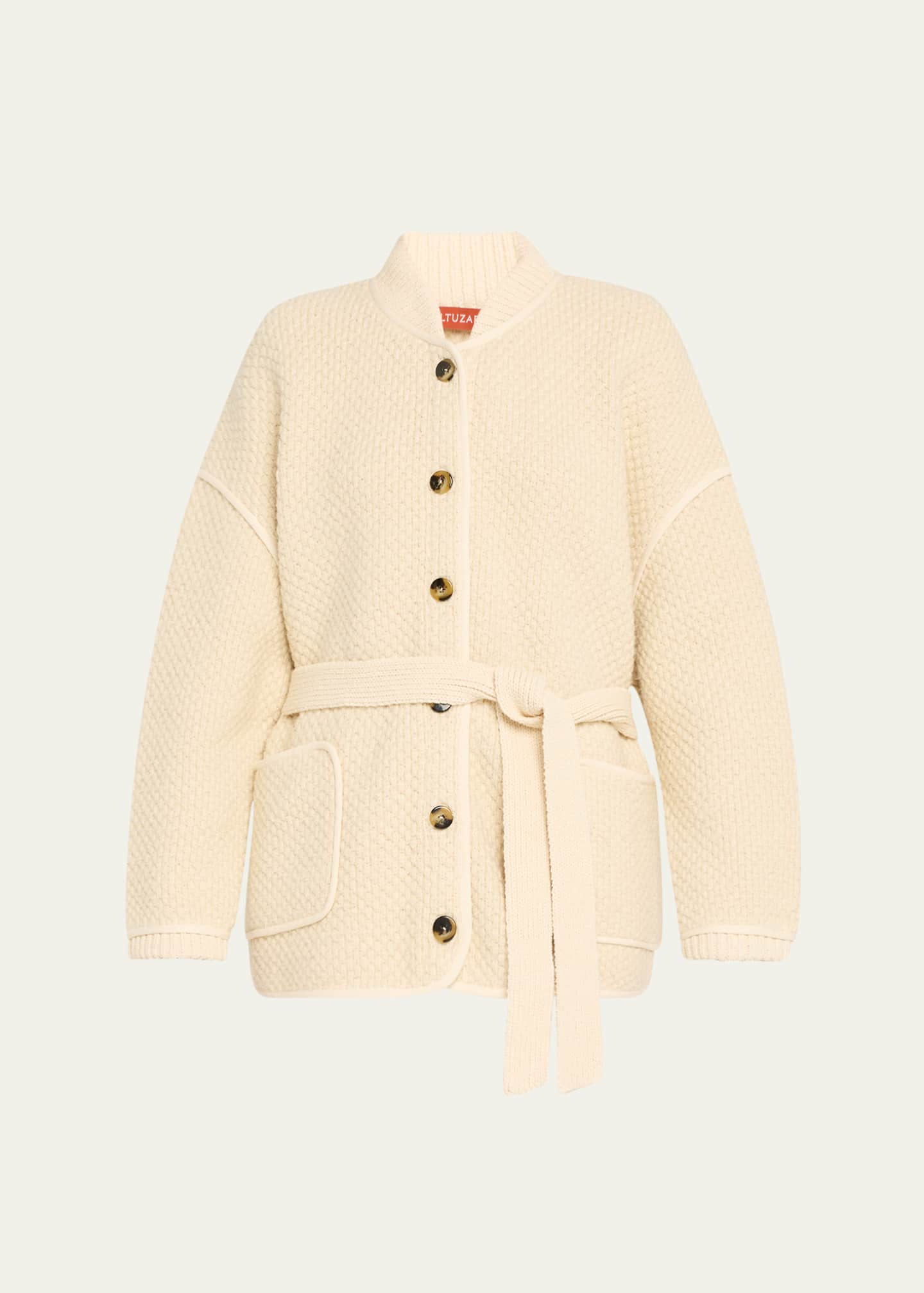 Altuzarra Gus Textured Knit Jacket Image 1 of 5