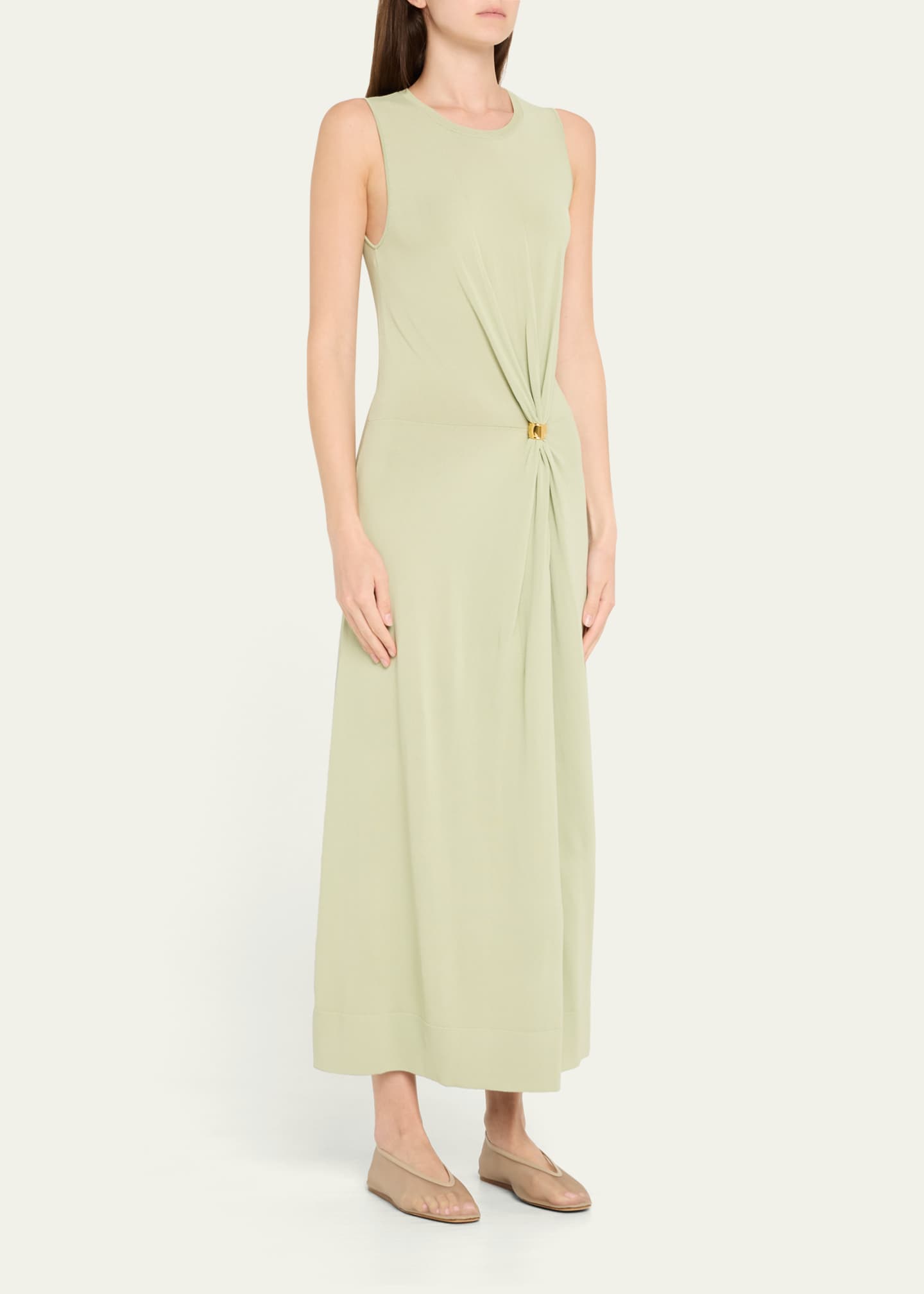 Altuzarra Saralien Gathered Sleeveless Maxi Dress Image 4 of 5