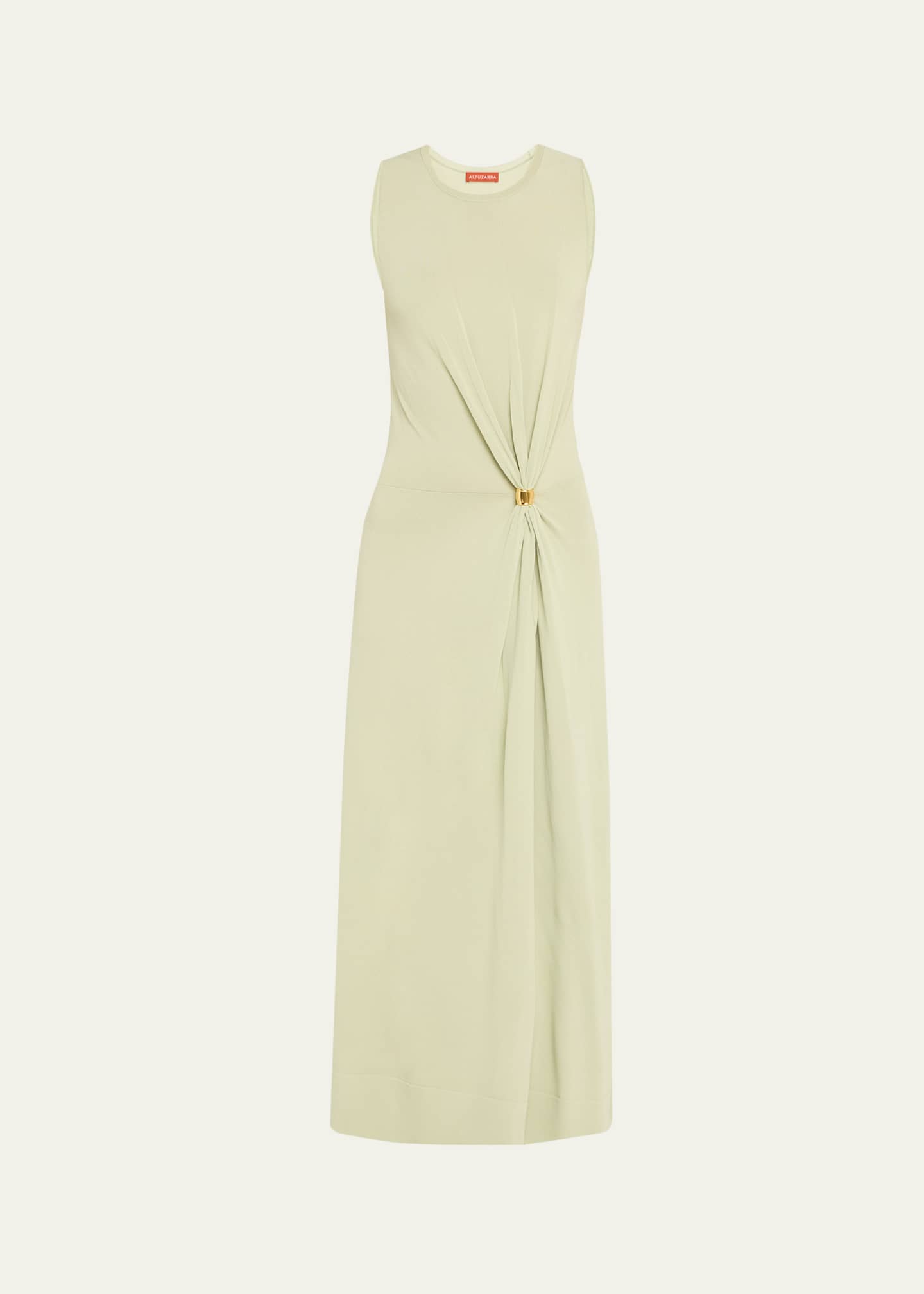 Altuzarra Saralien Gathered Sleeveless Maxi Dress Image 1 of 5