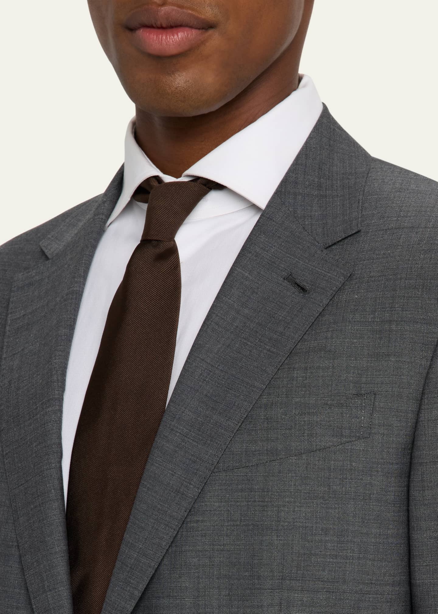 ZEGNA Men's Textured Wool Suit Image 6 of 8