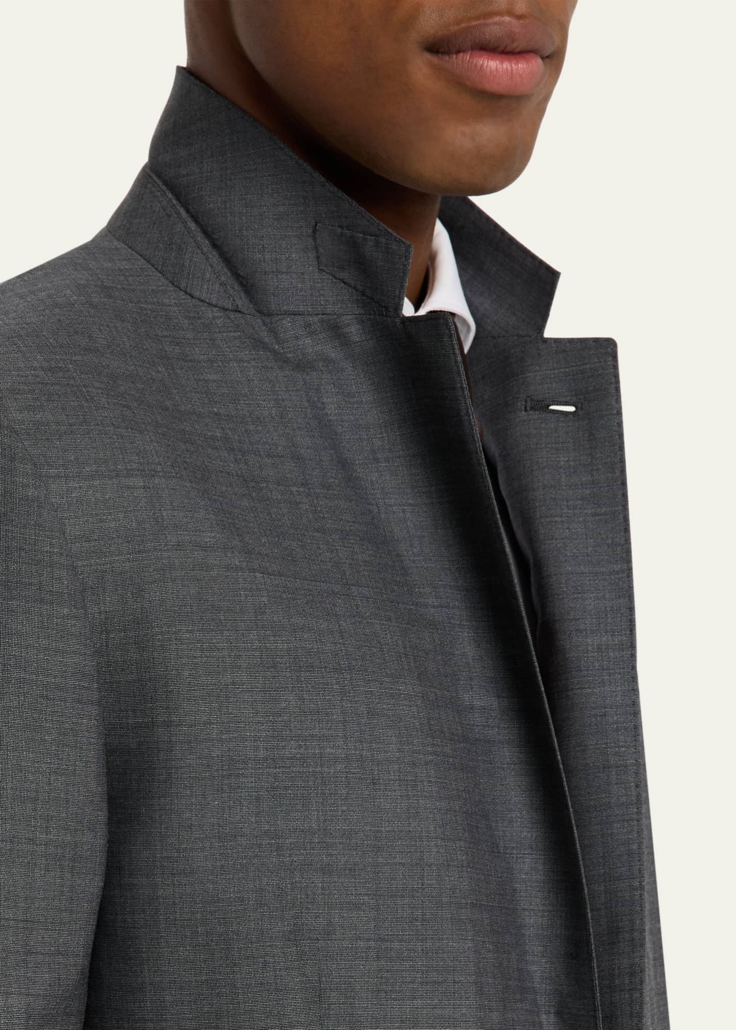 ZEGNA Men's Textured Wool Suit Image 8 of 8