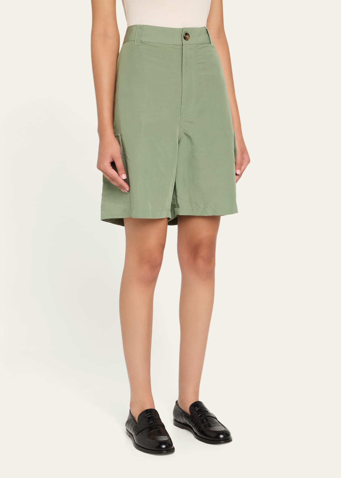 Loewe Men's High-Rise Cargo Shorts Image 4 of 5