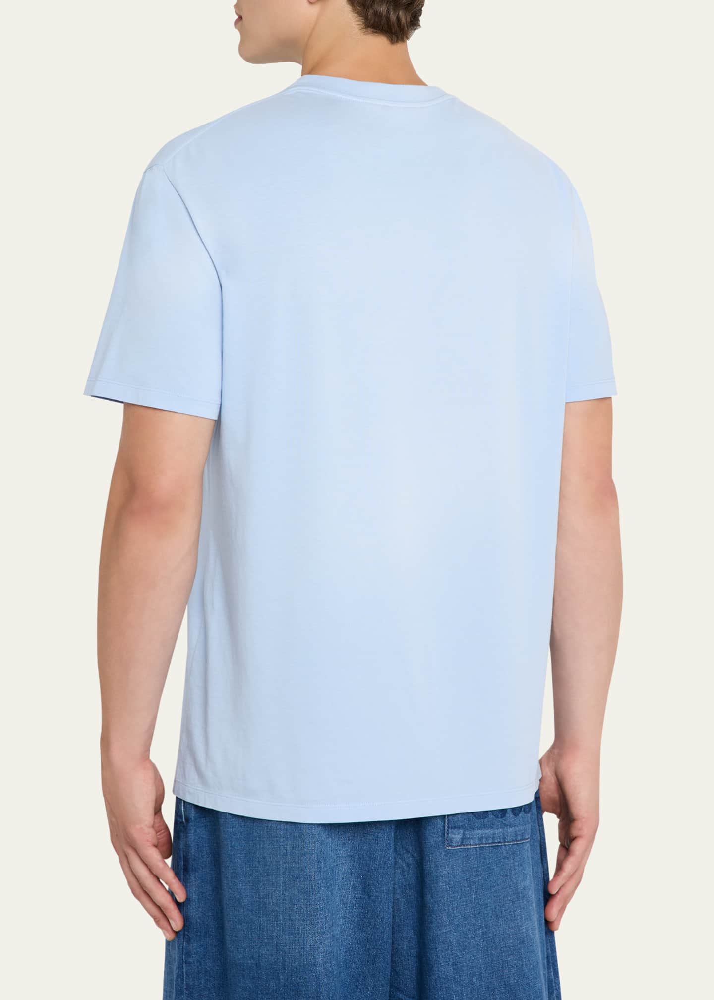Loewe Men's Tonal Anagram Crewneck T-Shirt Image 3 of 5