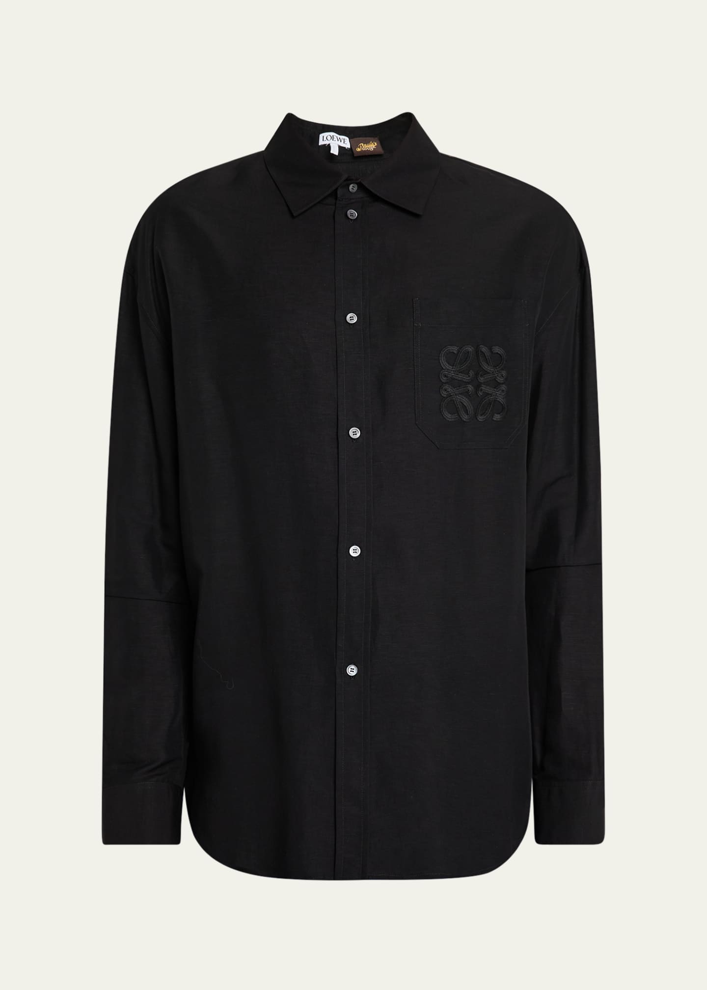 Loewe Men's Anagram Pocket Sport Shirt Image 1 of 5