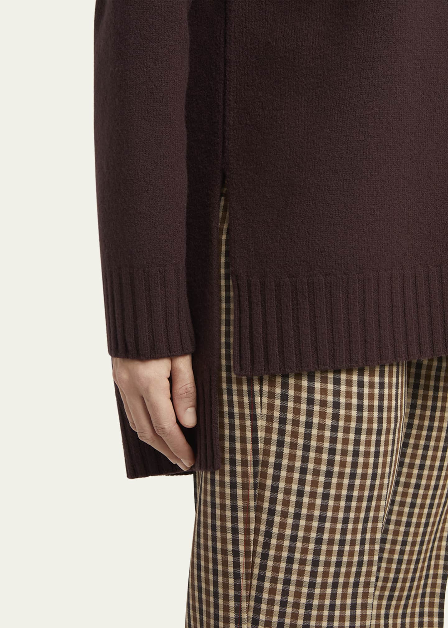 Jil Sander Superfine Merino Wool Oversized Crewneck Sweater