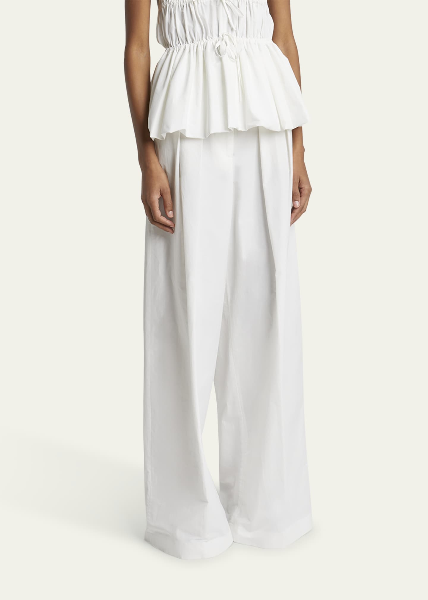 Dries Van Noten Pamplona Pleated Wide-Leg Pants Image 4 of 5