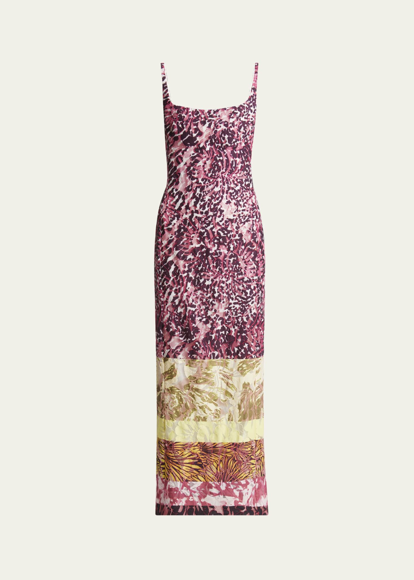 Dries Van Noten Debano Long Printed Dress Image 1 of 5