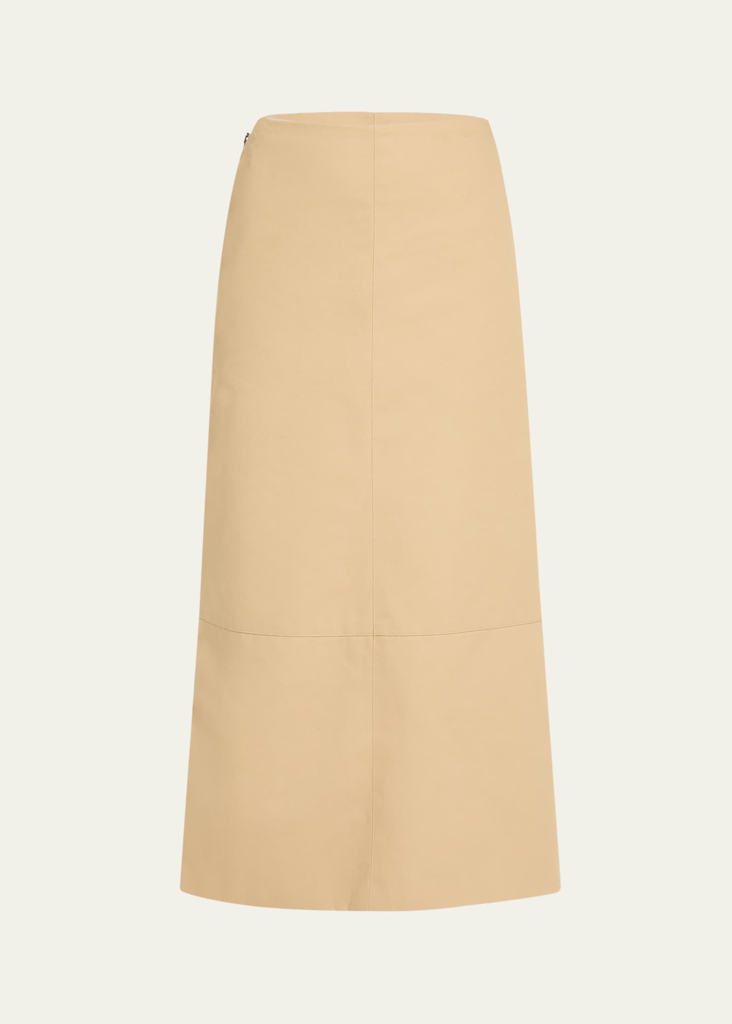 Brandon Maxwell Avery Side-Zip Midi Skirt - Bergdorf Goodman