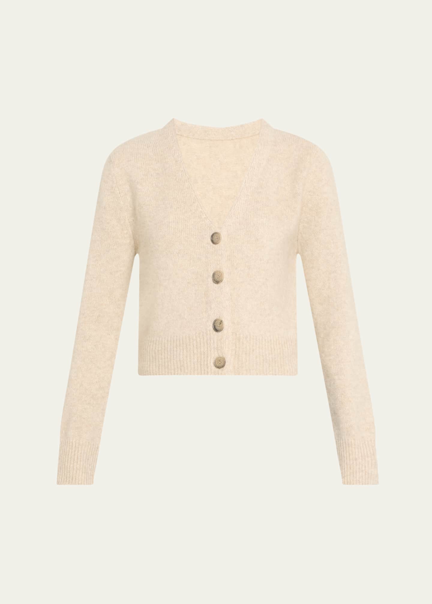 Brandon Maxwell Sloane V-Neck Silk-Cashmere Cardigan - Bergdorf