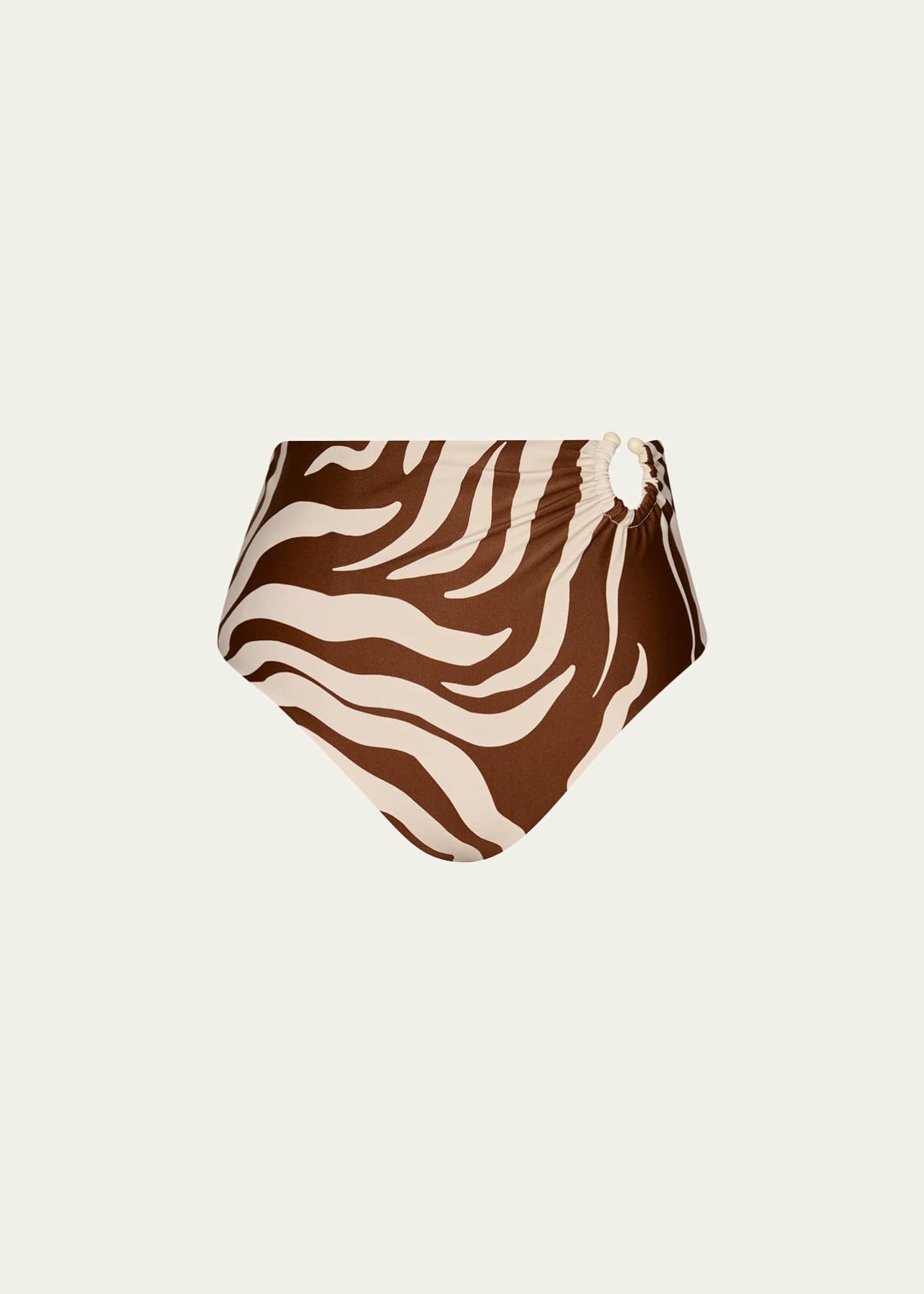 Johanna Ortiz Taita High-Waist Bikini Bottoms