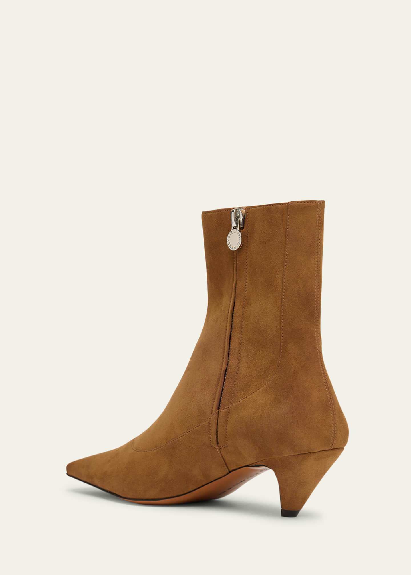 Stella McCartney Spur Vegan Suede Ankle Booties Image 4 of 6
