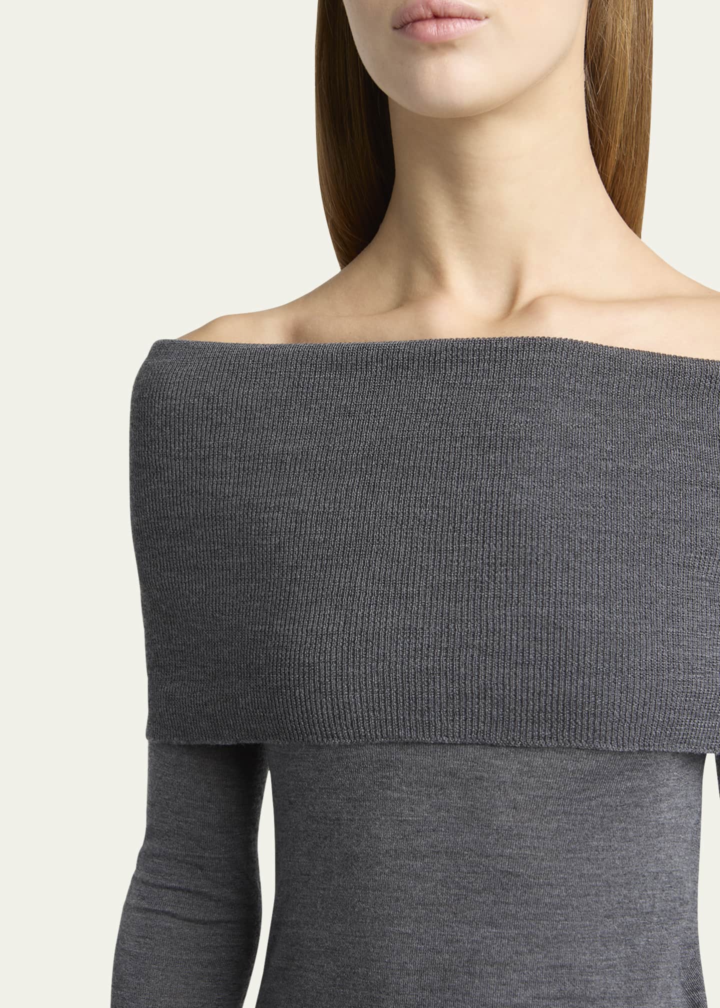 Stella McCartney Off-the-Shoulder Wool Sweater Image 5 of 5