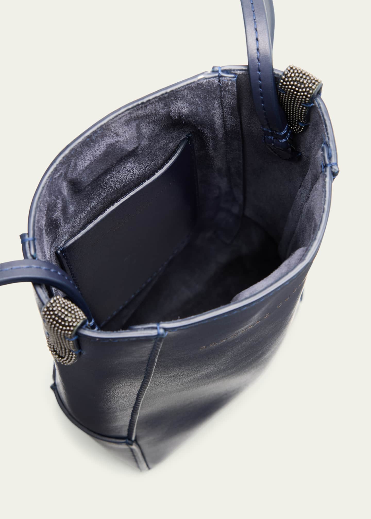 Brunello Cucinelli Leather Phone Crossbody Bag Image 4 of 6