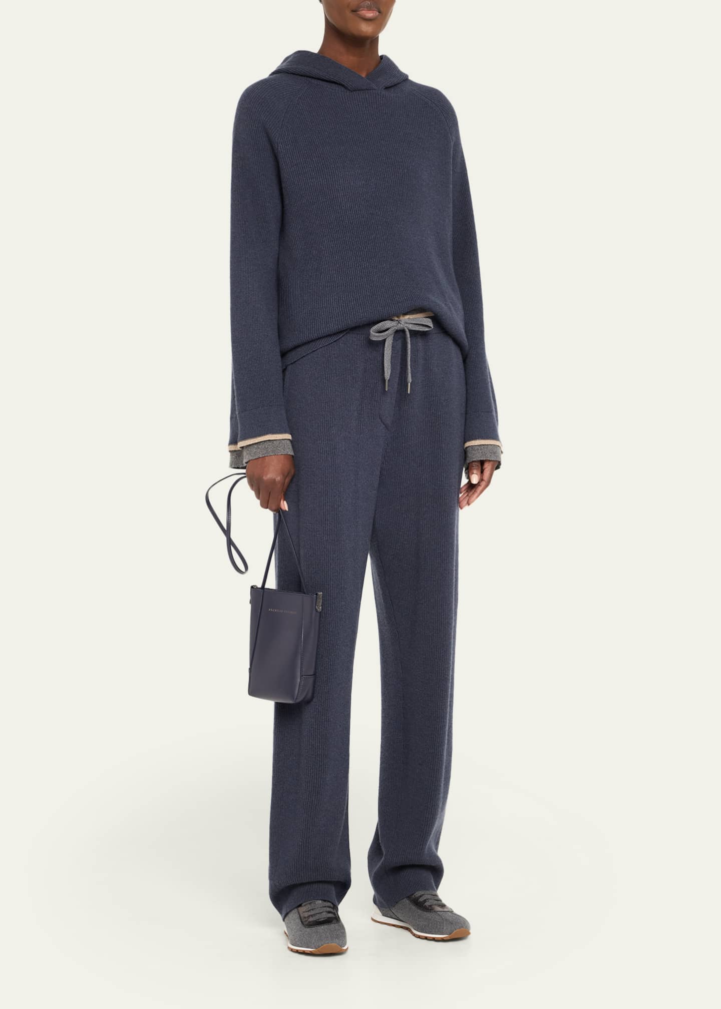 Brunello Cucinelli Leather Phone Crossbody Bag Image 5 of 6