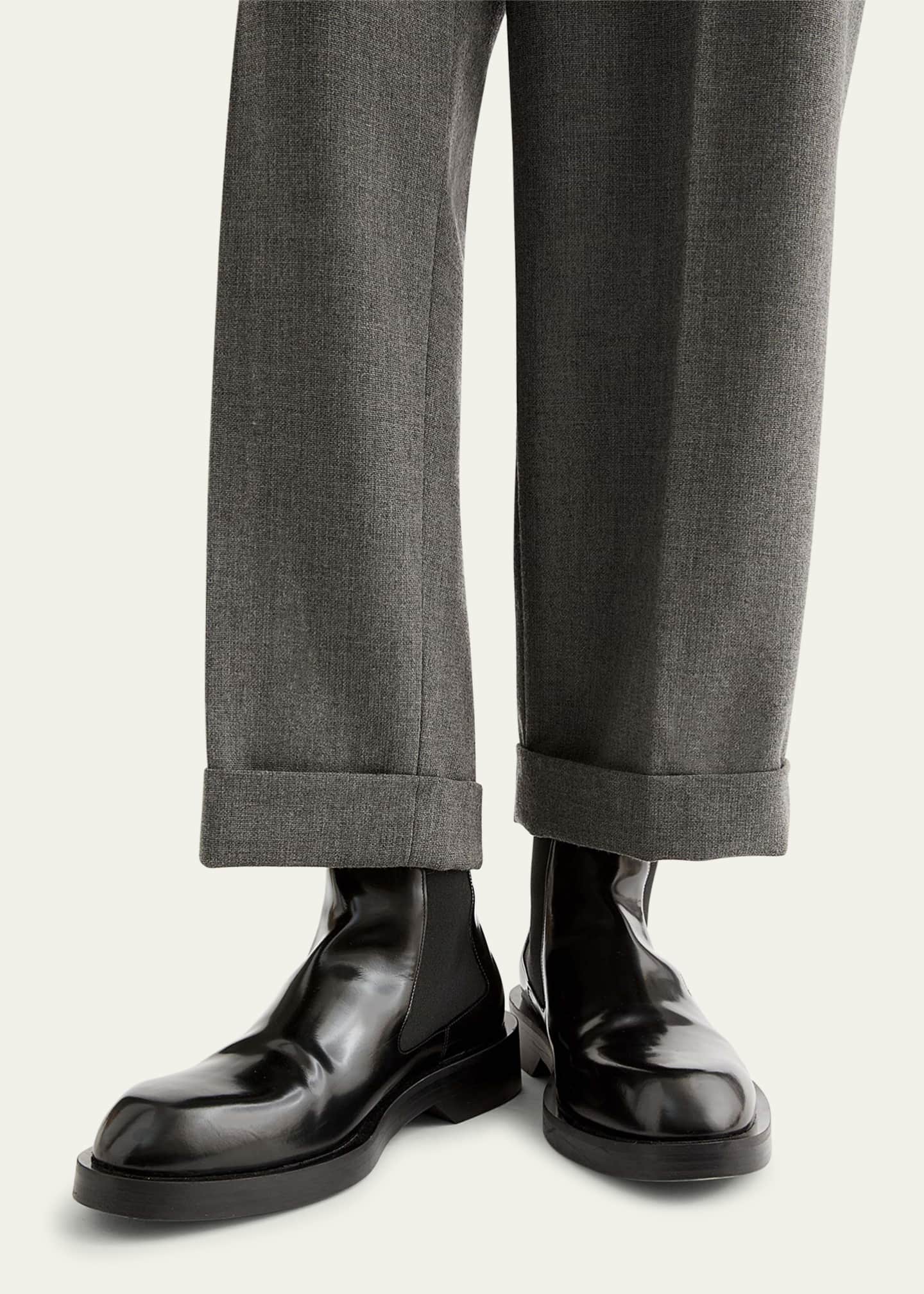 Jil Sander Men's Calf Leather Chelsea Boots Image 2 of 3