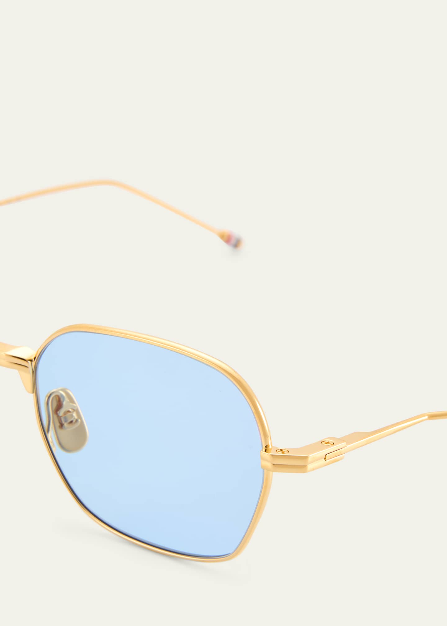 THOM BROWNEサングラス Thom Browne Men's Titanium Rectangle Sunglasses - Bergdorf Goodman