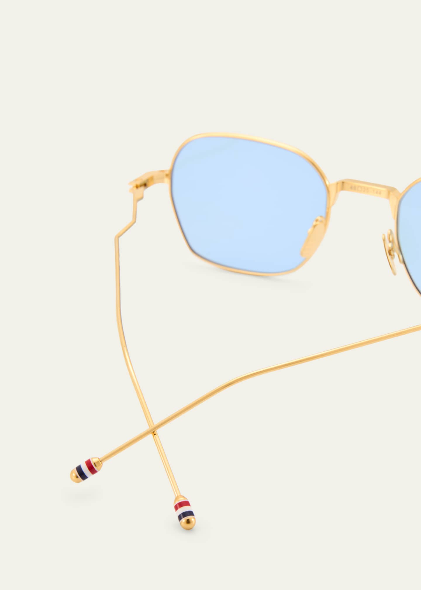 Thom Browne Men's Titanium Rectangle Sunglasses - Bergdorf Goodman