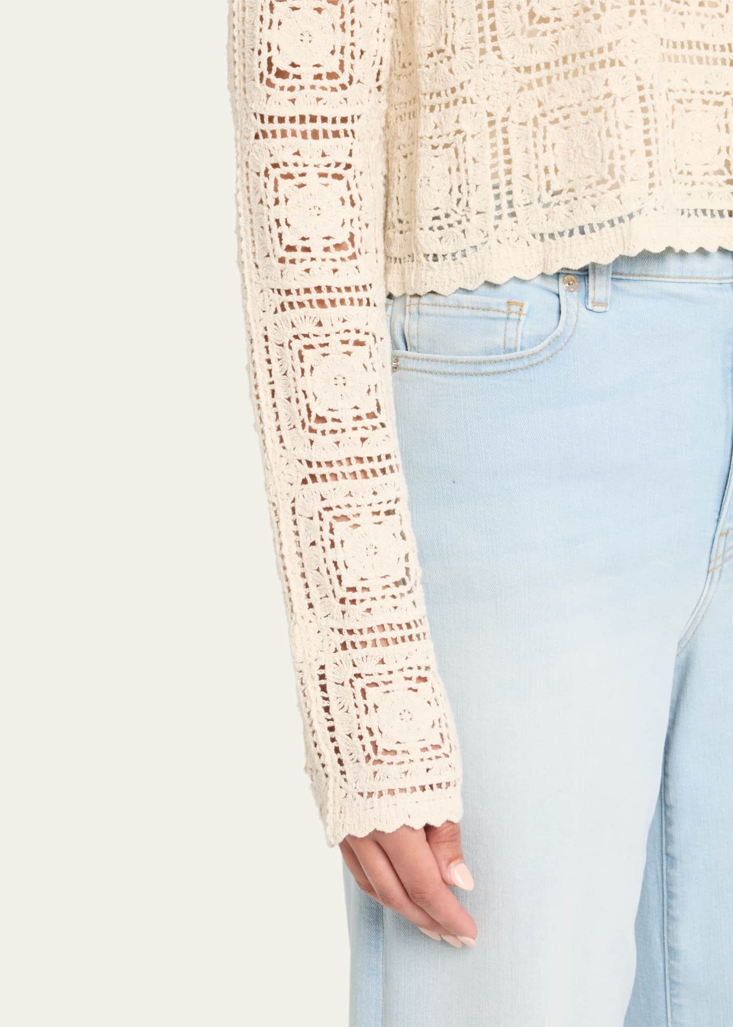 FRAME The Crochet Cardigan Image 5 of 5
