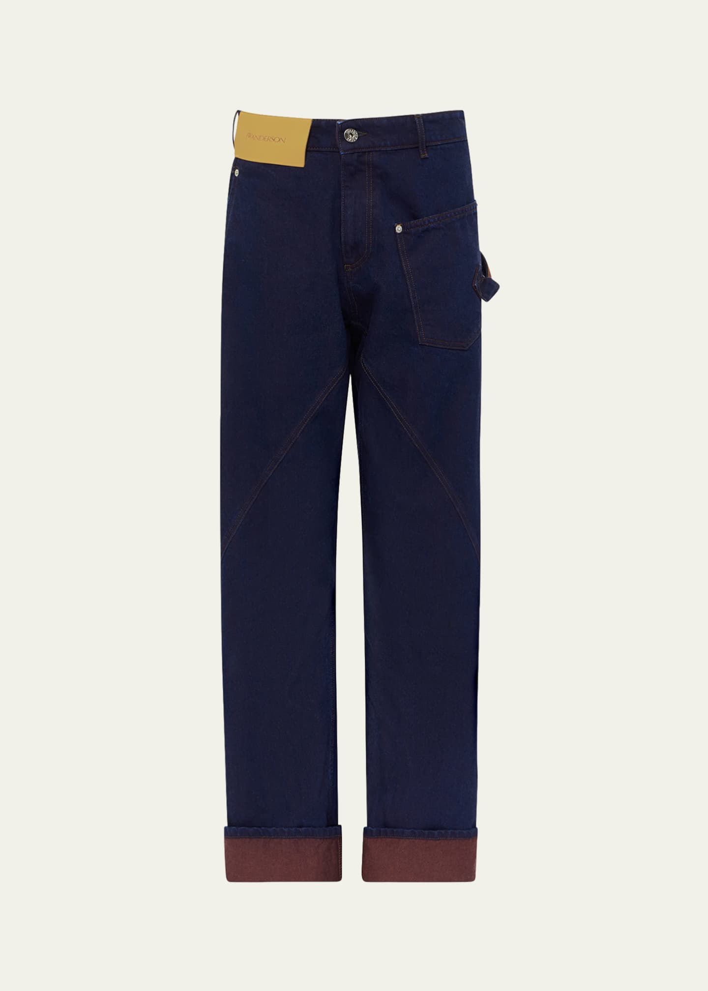 JW Anderson Men's Twisted Workwear Jeans