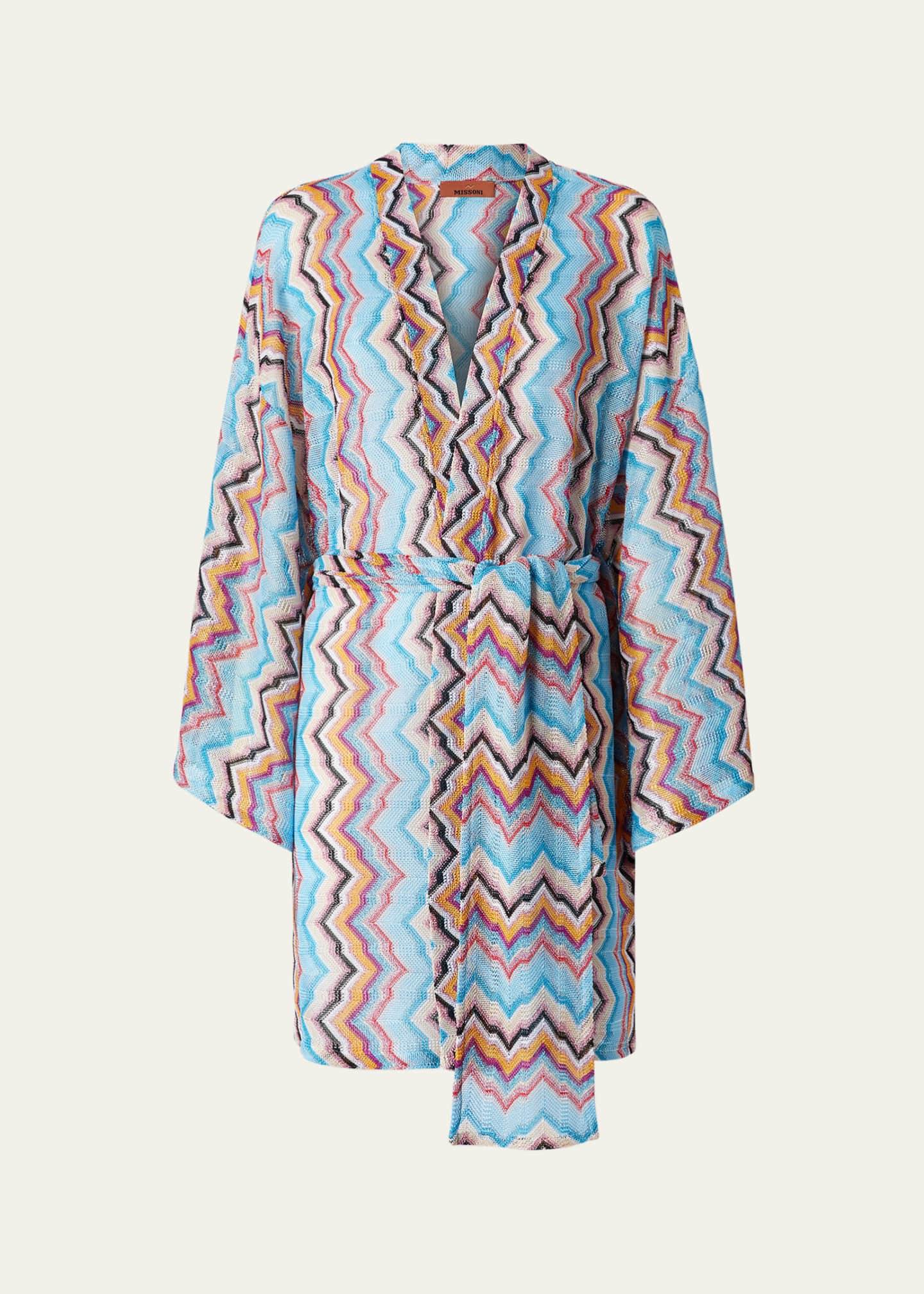 Missoni Zig-Zag Short Kimono Coverup