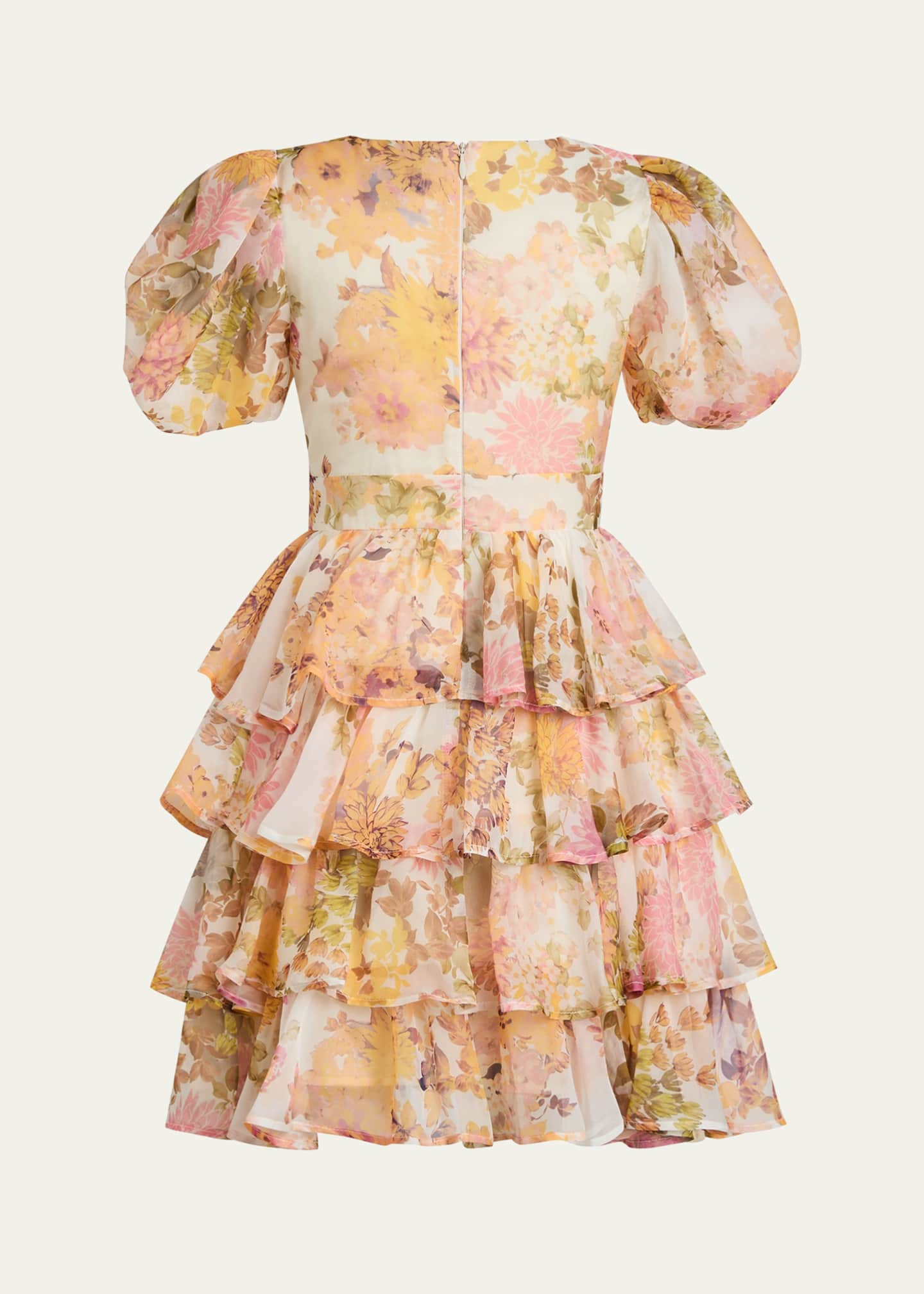 Bardot Girl's Sylvie Floral-Print Tiered Maxi Dress, Size 6-16 Image 2 of 2