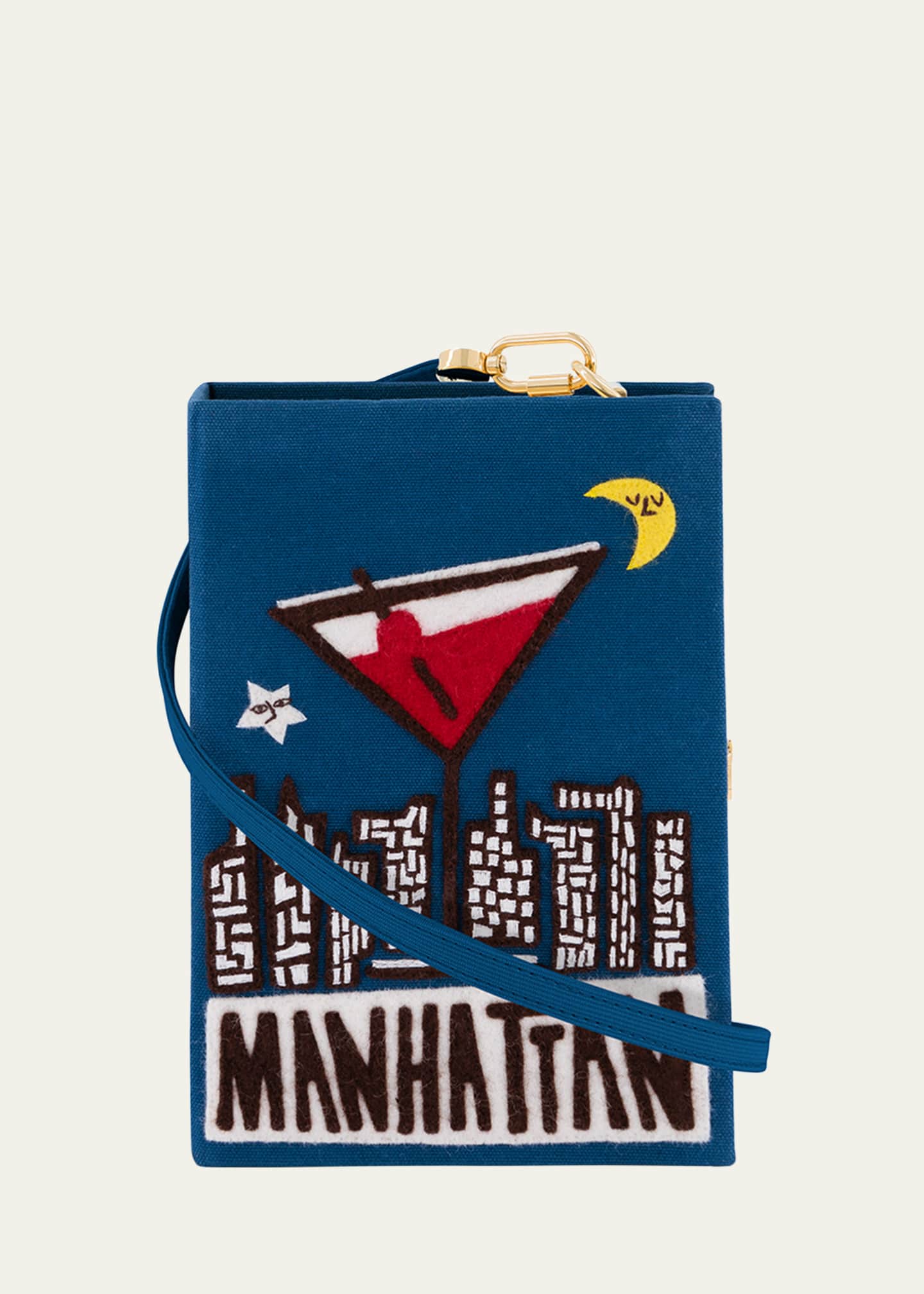 Olympia Le-Tan Manhattan Cocktail Book Clutch Bag Image 1 of 3