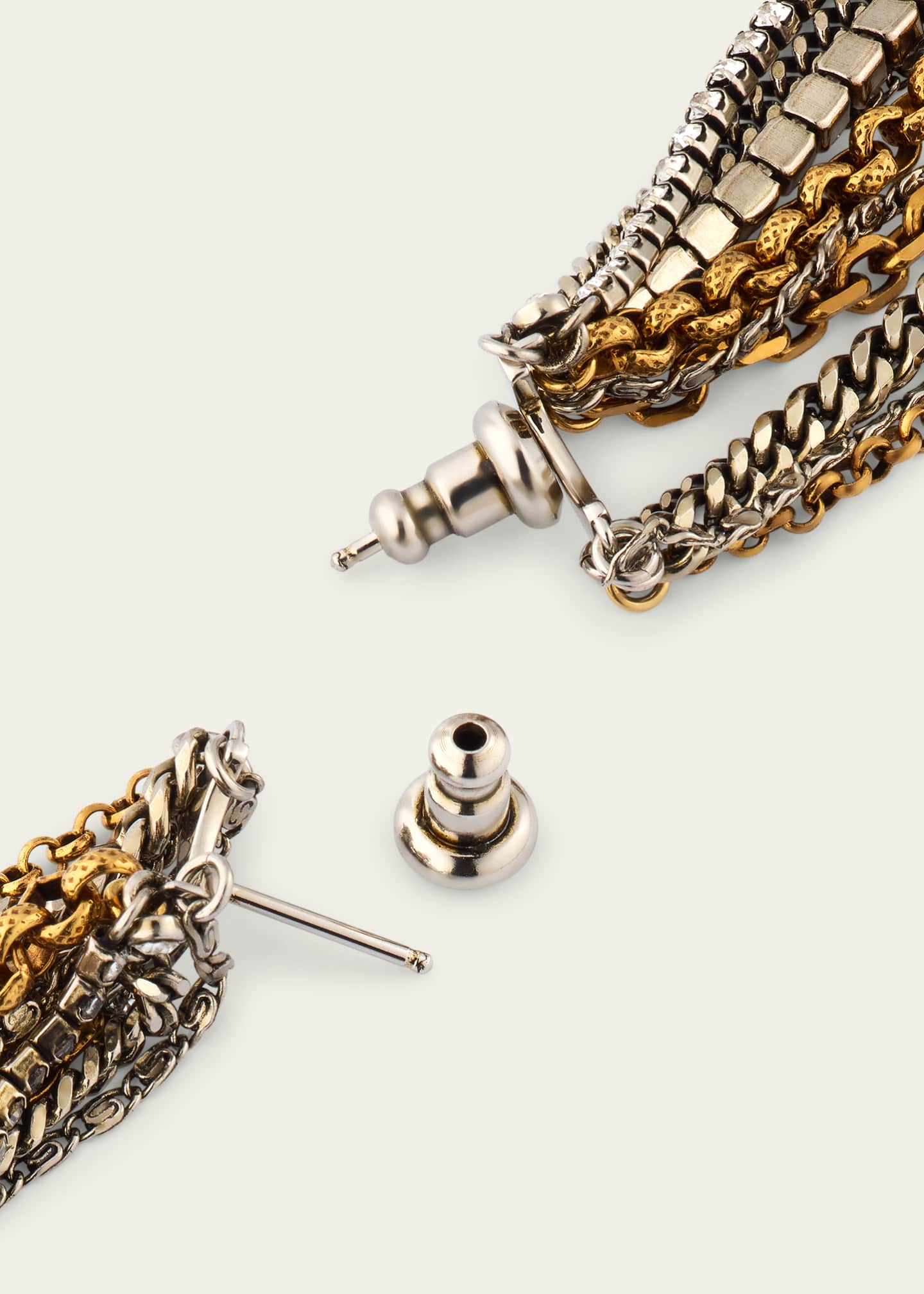 McQueen Banshee Chain Earrings Image 4 of 4
