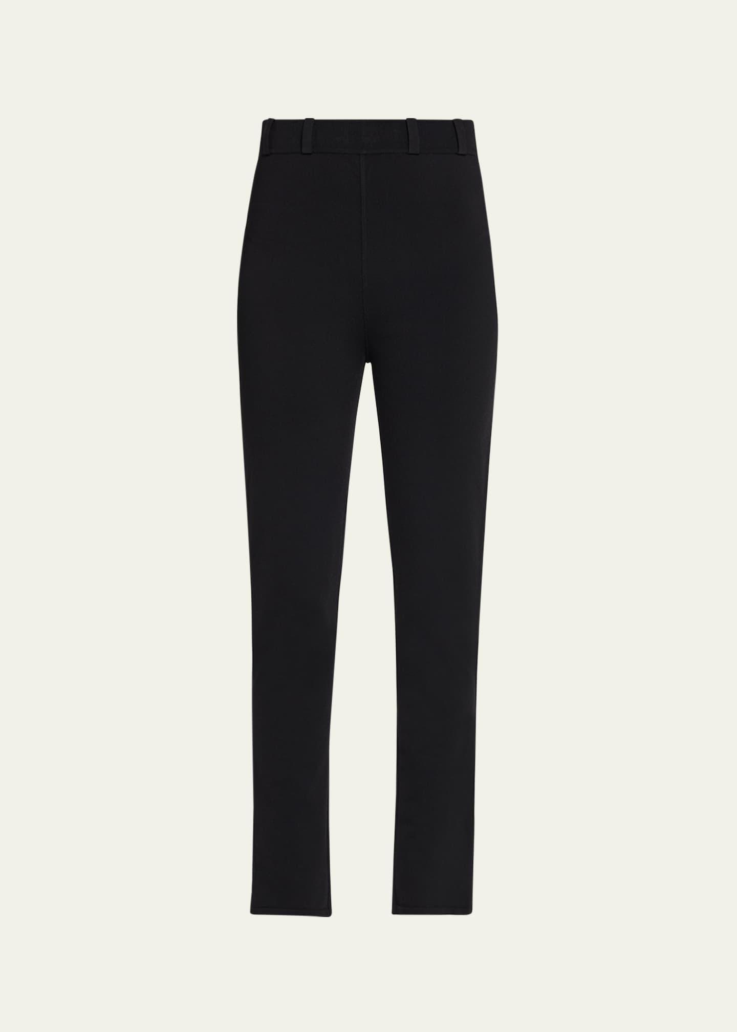 ALAIA Belt-Loop Ankle Leggings Image 1 of 5