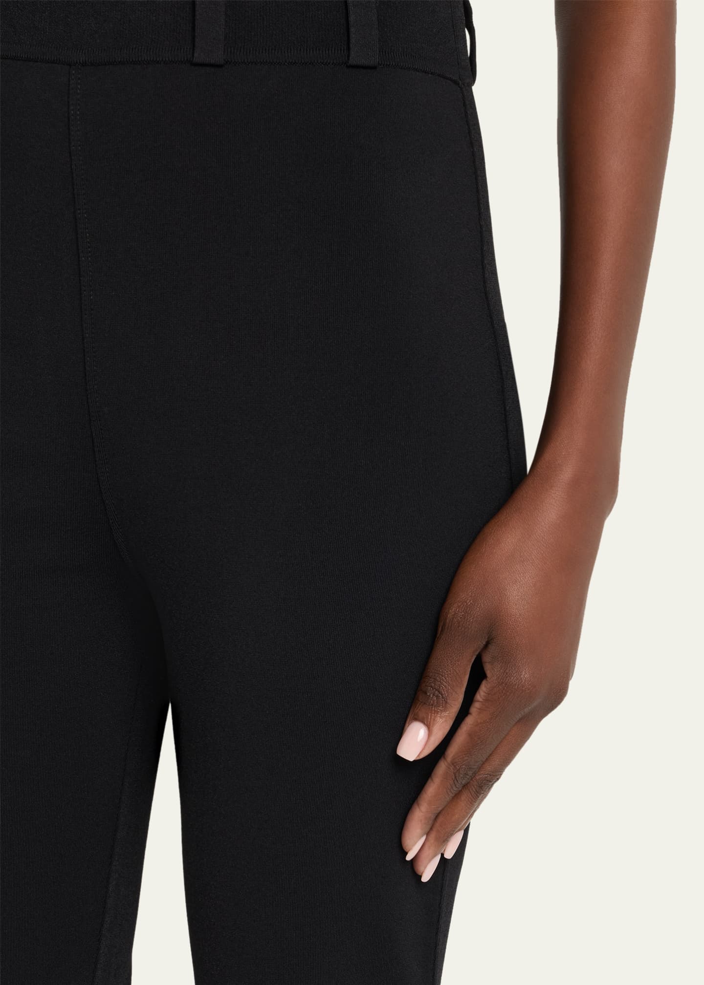 ALAIA Belt-Loop Ankle Leggings Image 5 of 5