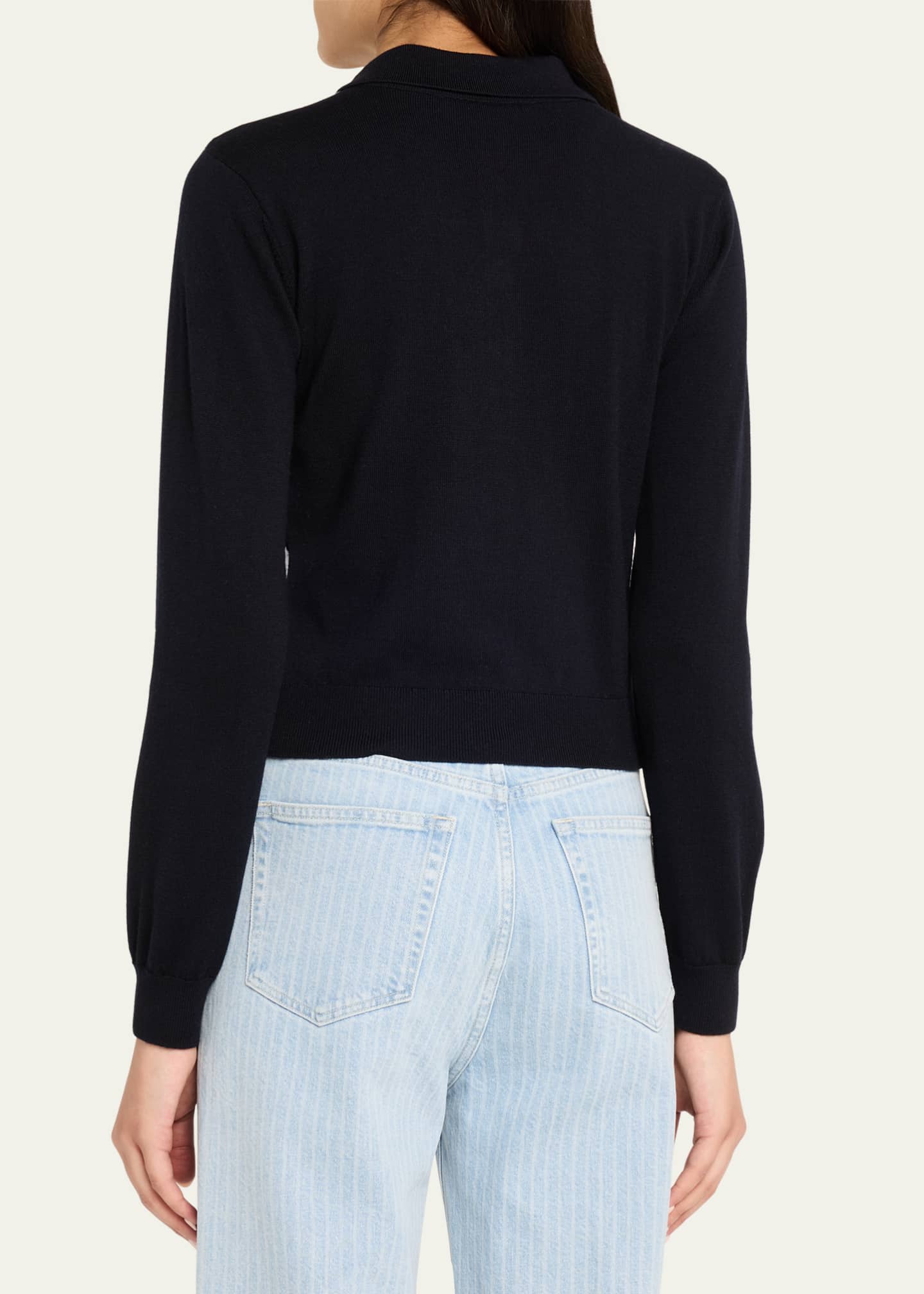 FRAME The Argyle Polo Sweater Image 3 of 5