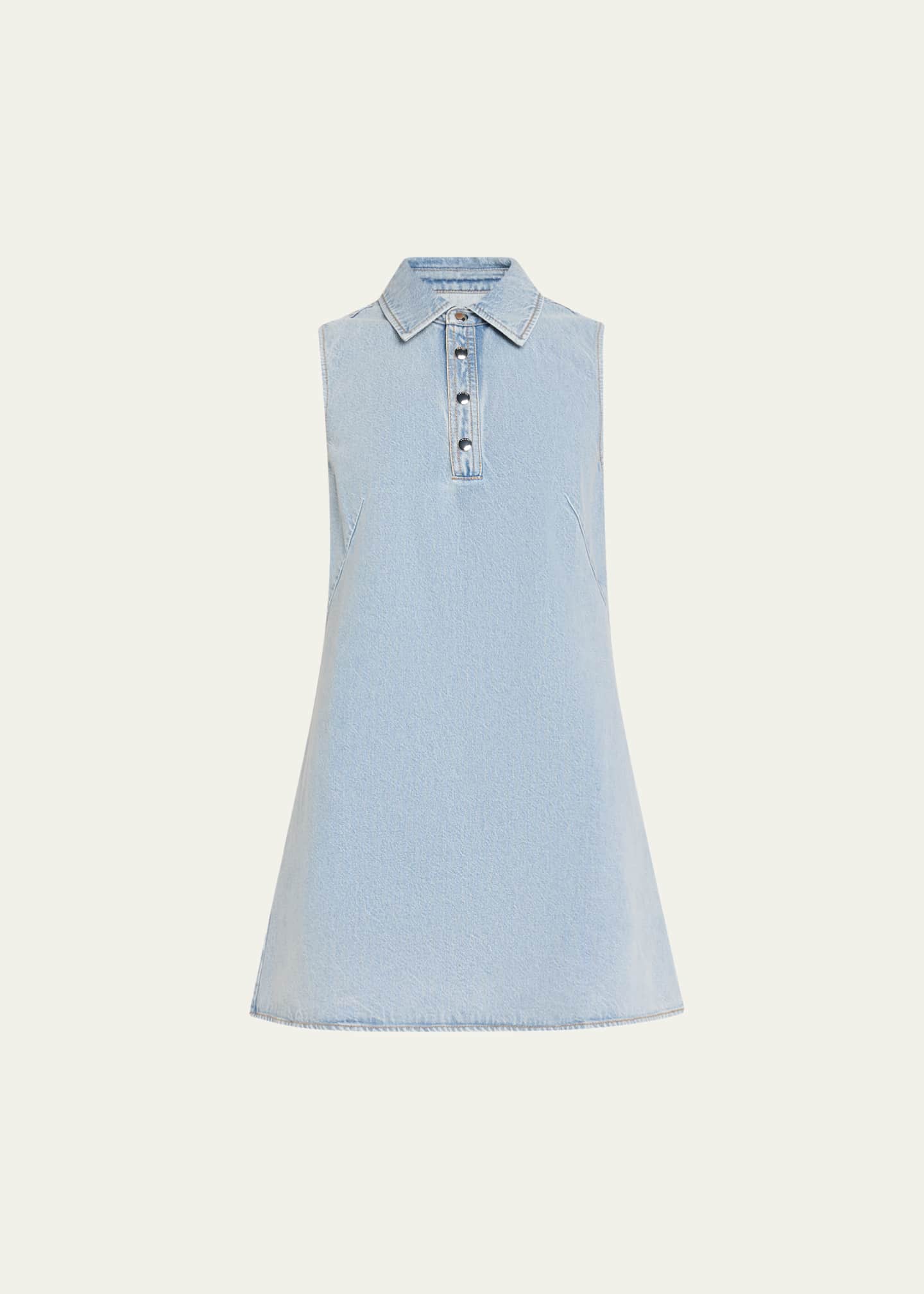 FRAME The City Shift Denim Dress Image 1 of 5
