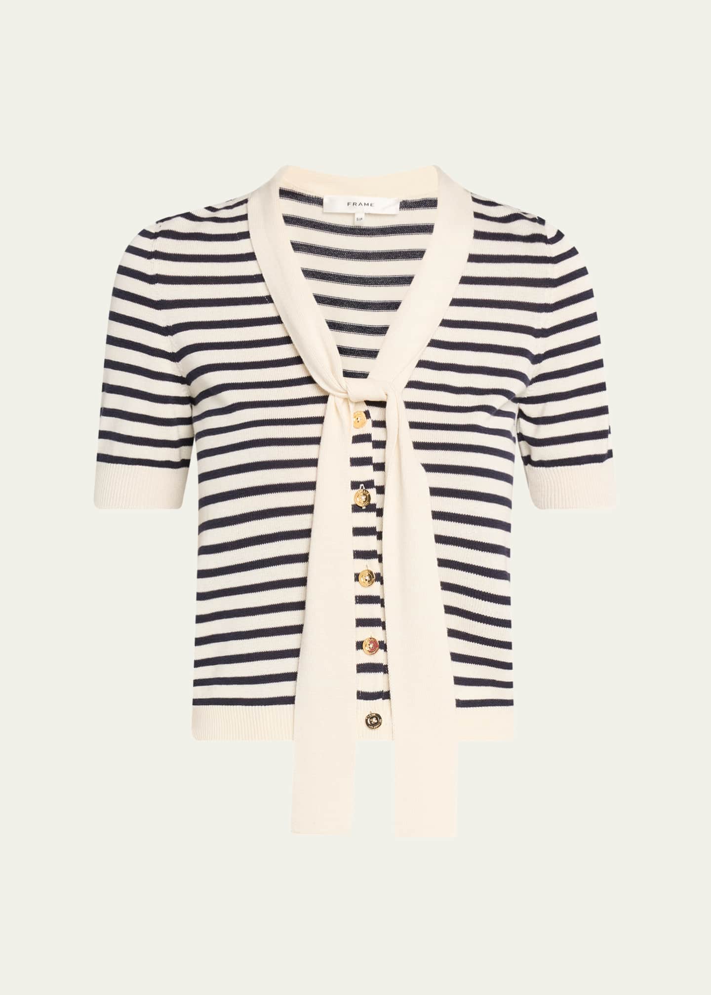 FRAME The Sailor Tie Cardigan Image 1 of 5