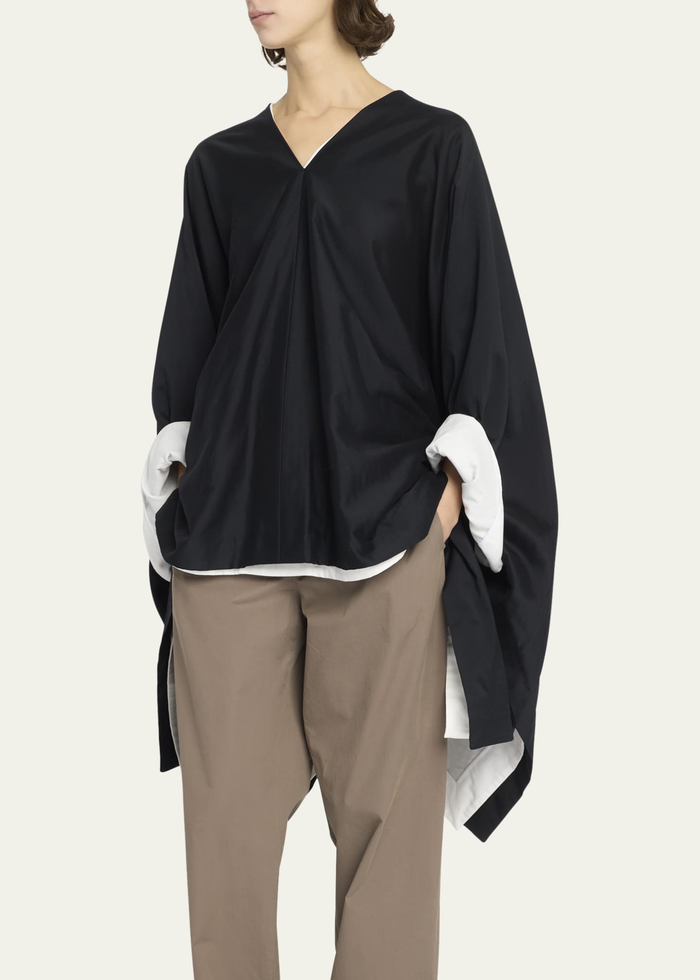 Cedar Handkerchief Poncho Top