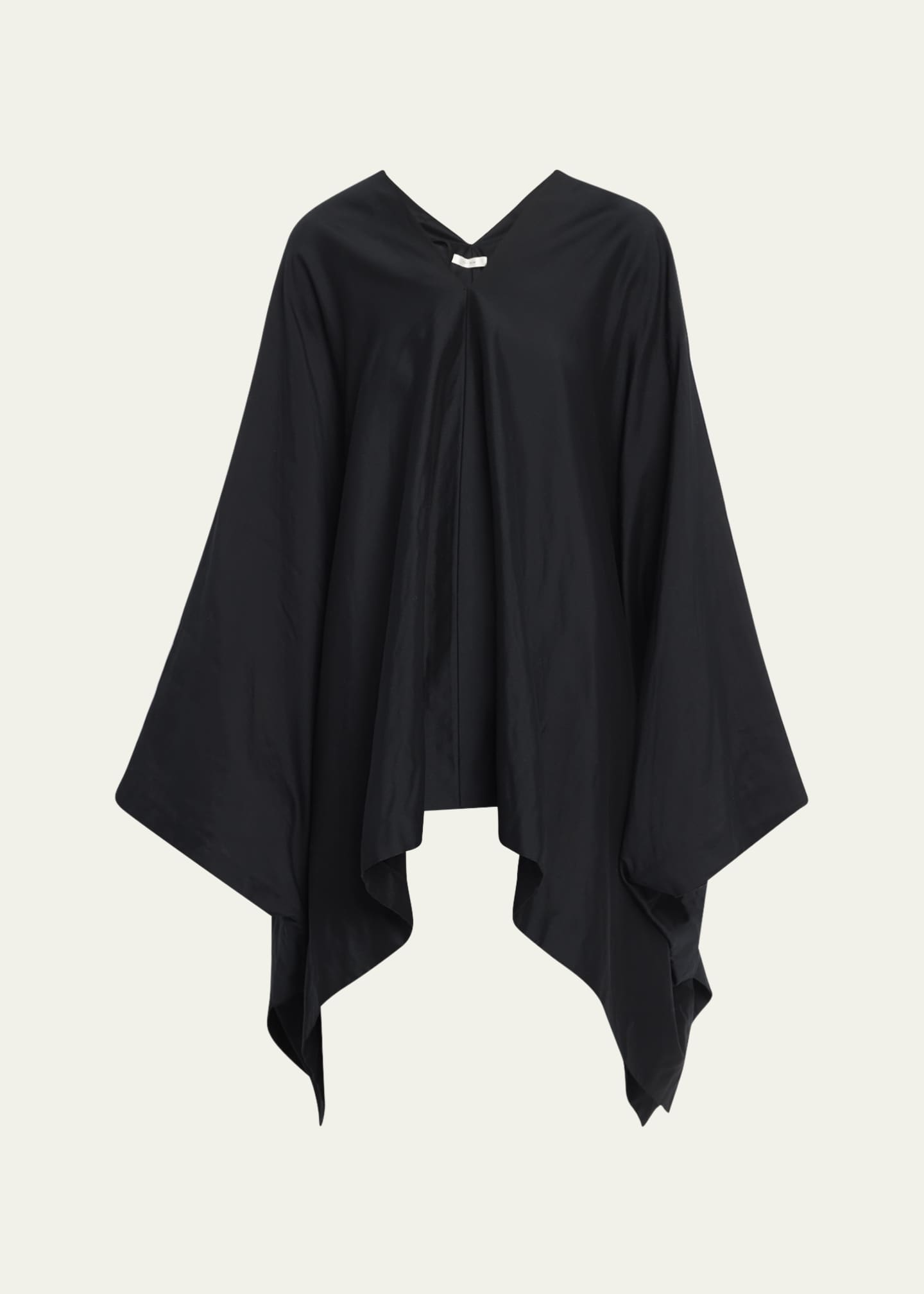 ポンチョ・ケープ The Row Poncho Cedar In Cotone Seta THE ROW Cedar Handkerchief Poncho Top - Bergdorf Goodman