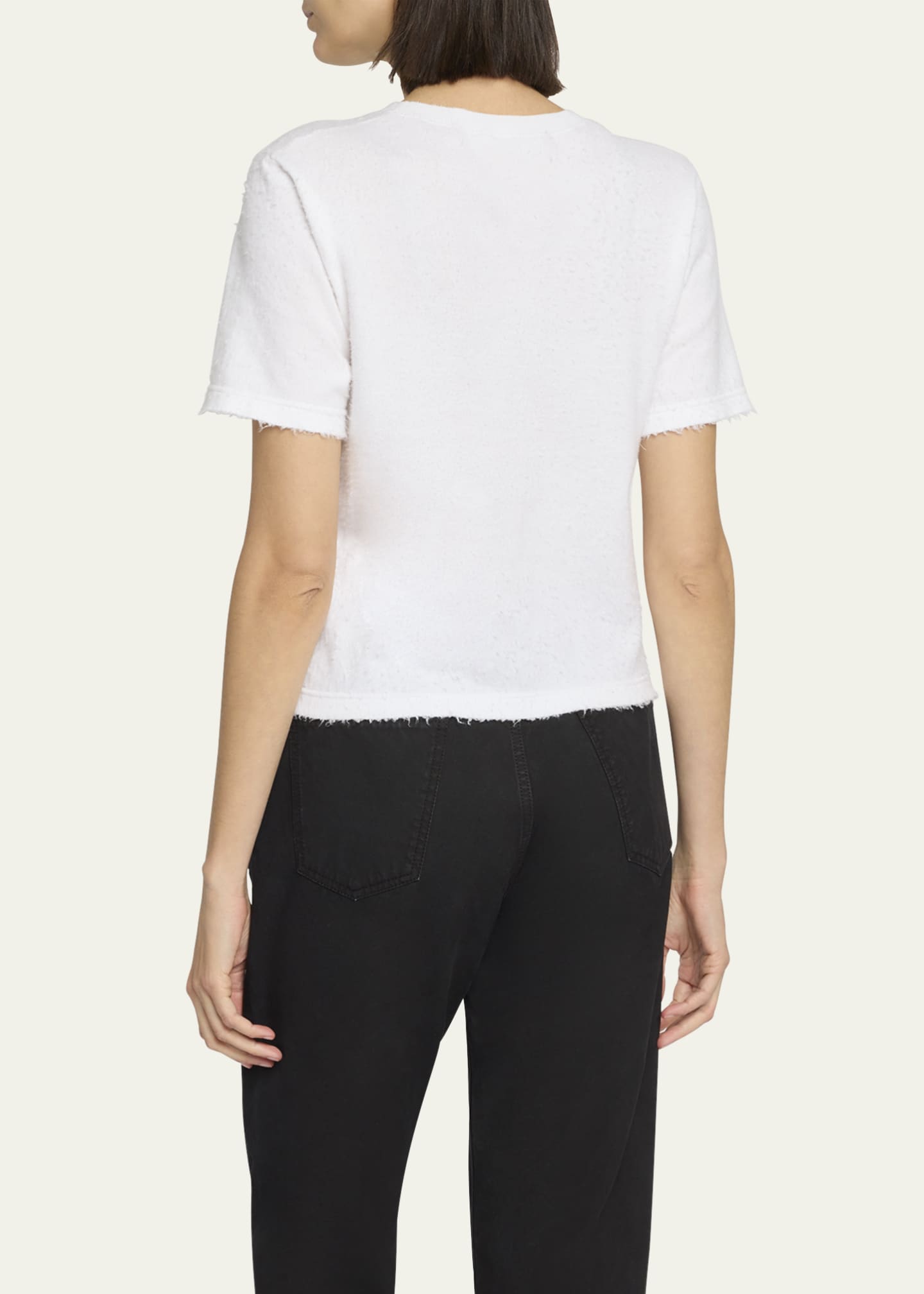 THE ROW Karpa Distressed Short-Sleeve T-Shirt - Bergdorf Goodman