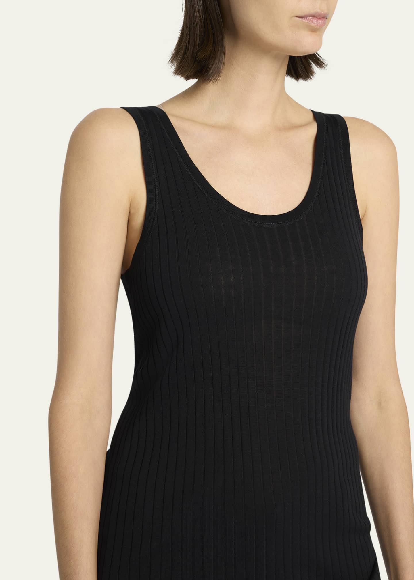 THE ROW Katara Rib Tank Top - Bergdorf Goodman