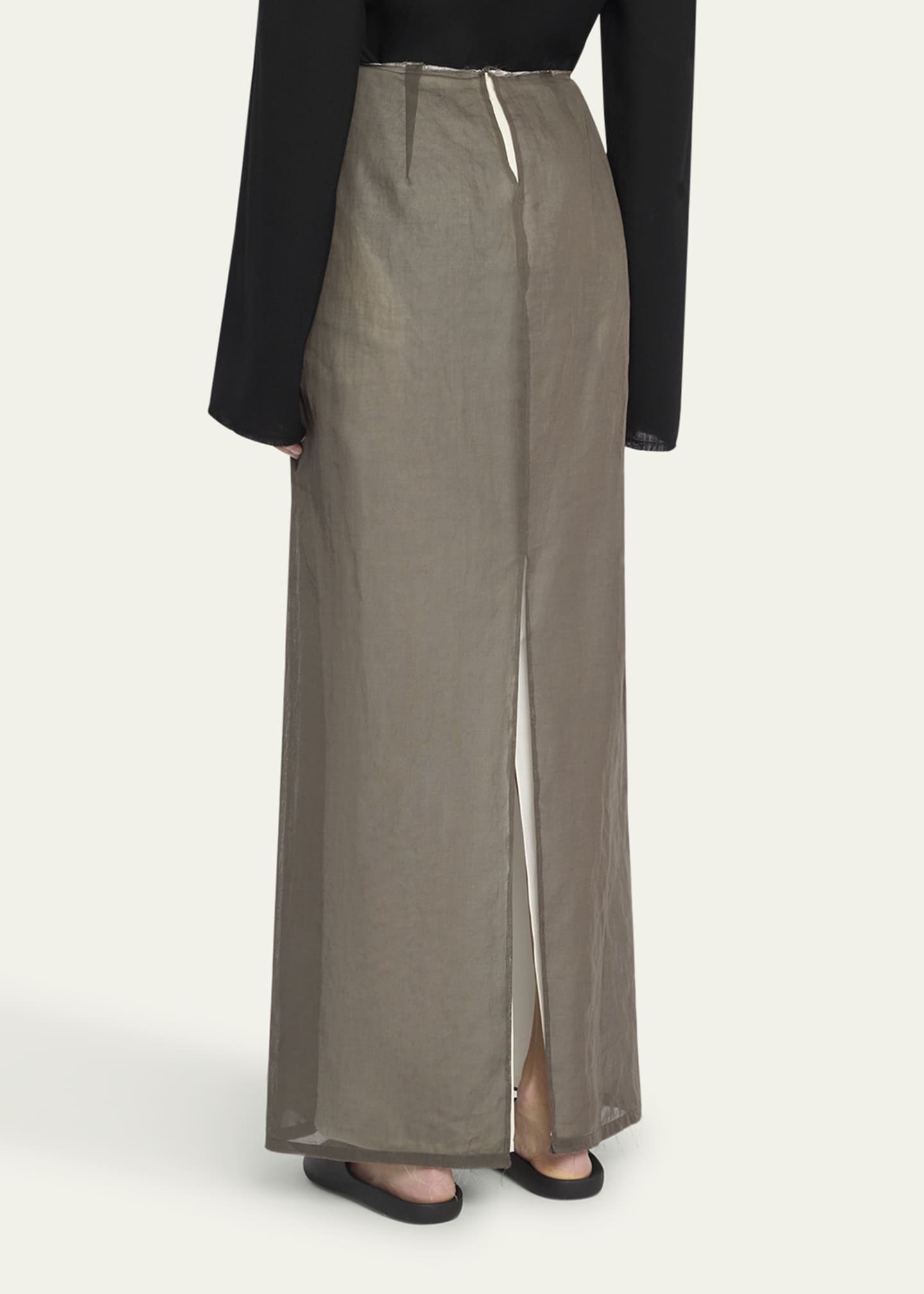 THE ROW Zaira Layered Maxi Skirt - Bergdorf Goodman